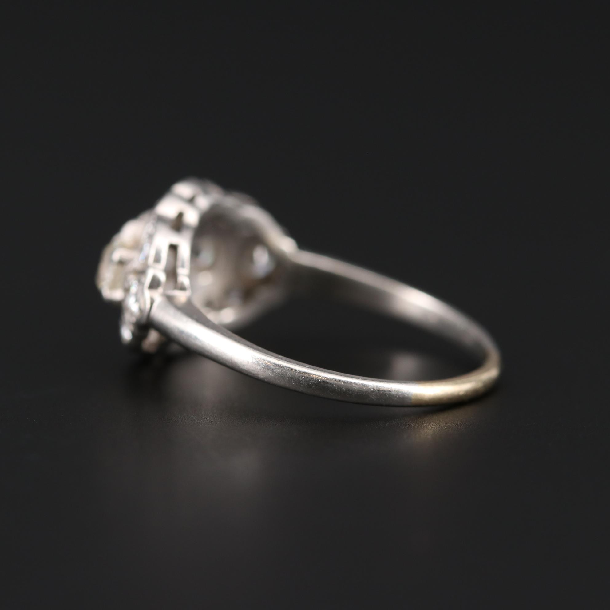Vintage Platinum 1.75 CTW Diamond Ring