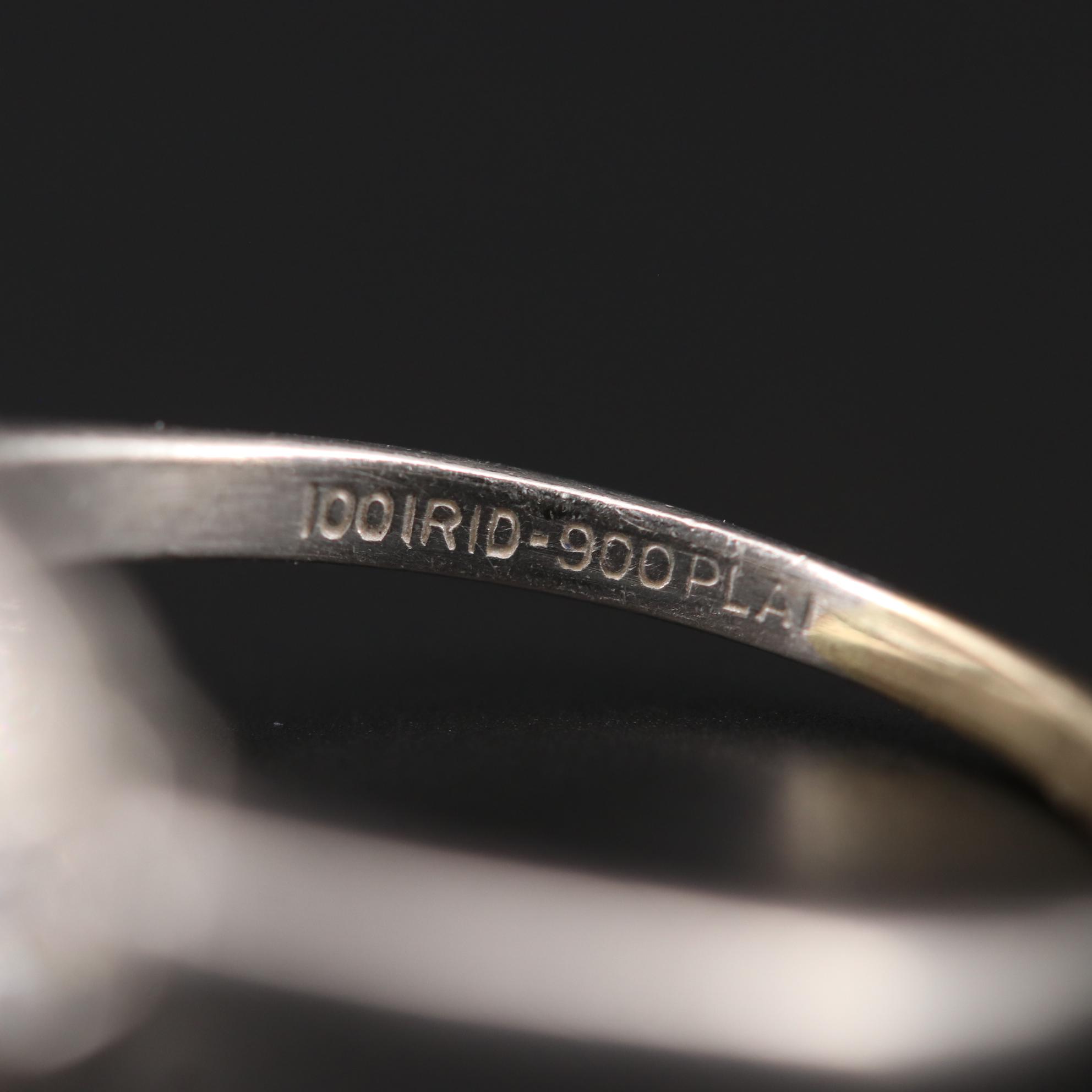 Vintage Platinum 1.75 CTW Diamond Ring