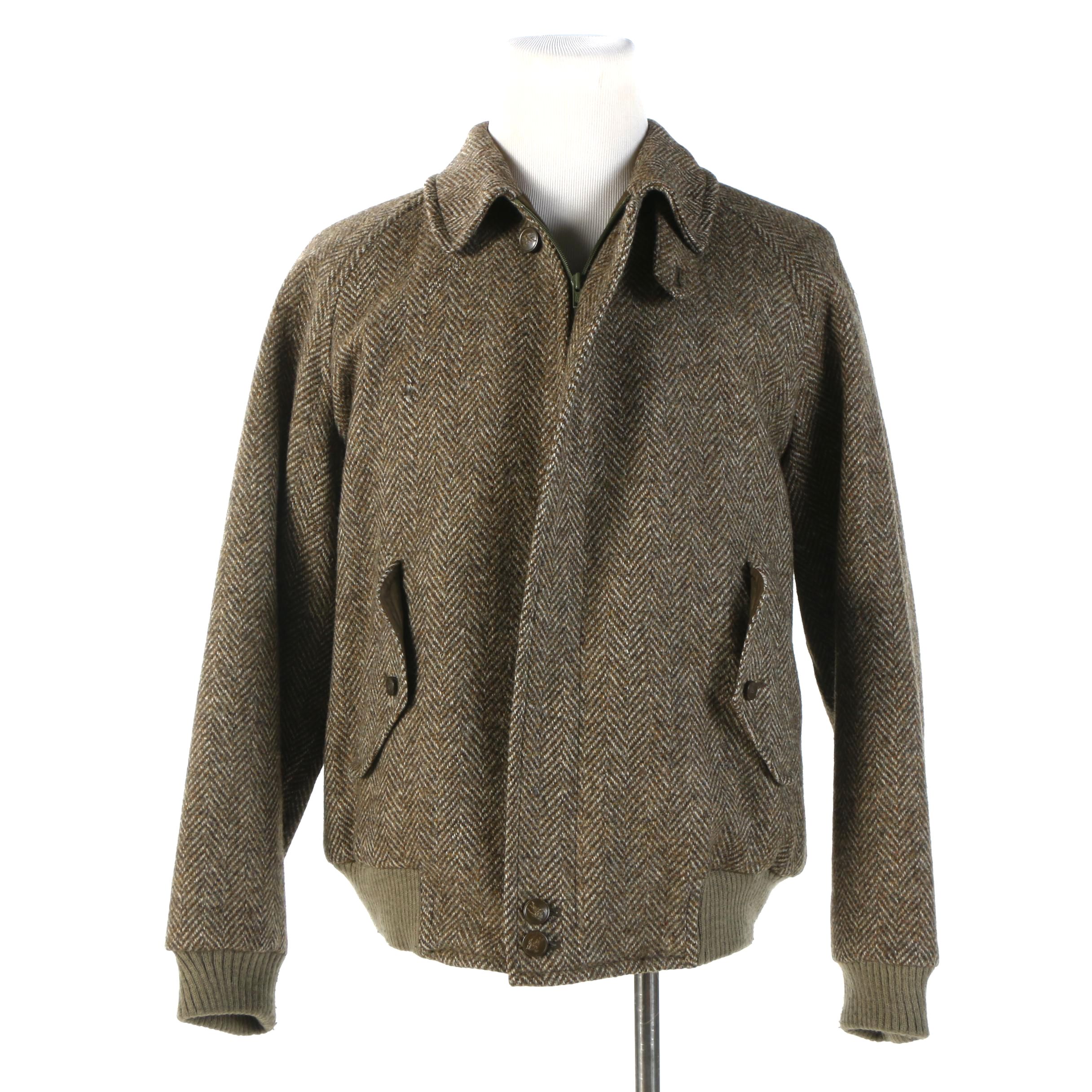 テ*モ様 vtg Burberry wool bomber jacket Vintage Burberry Bomber Jacket Green Nova Check Coat Jacket