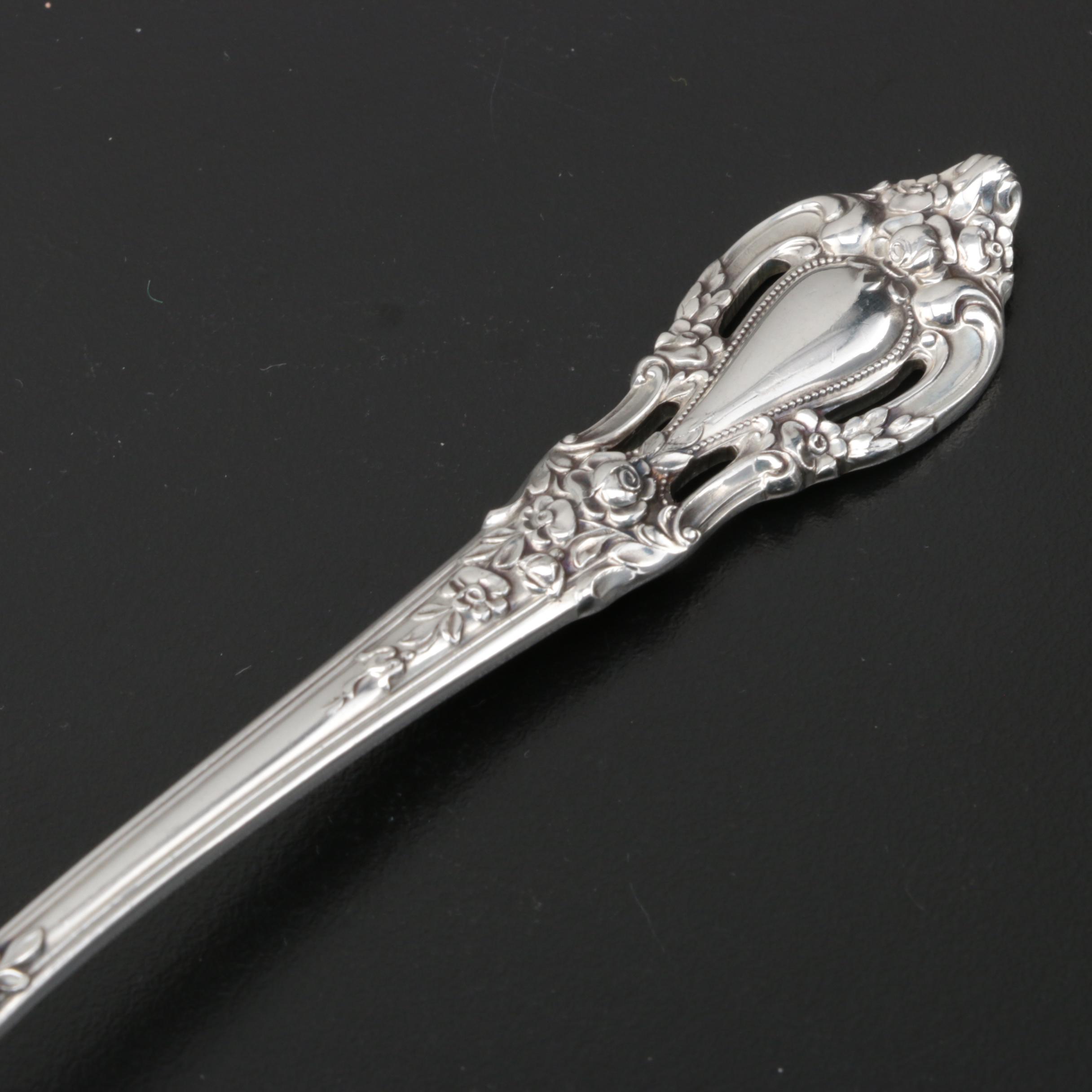 Lunt "Eloquence" Sterling Silver Flatware for Two, Mid-Century