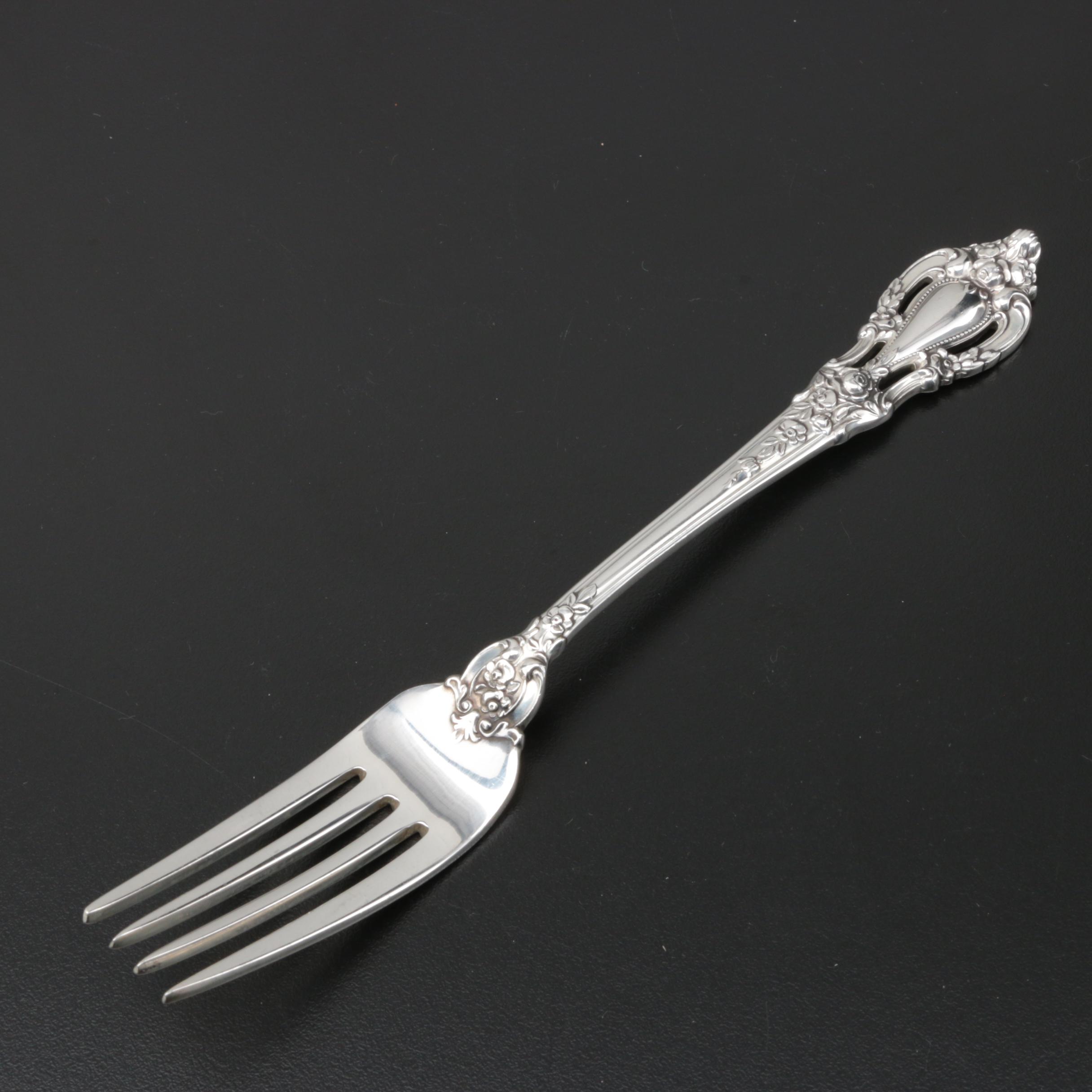 Lunt "Eloquence" Sterling Silver Flatware for Two, Mid-Century