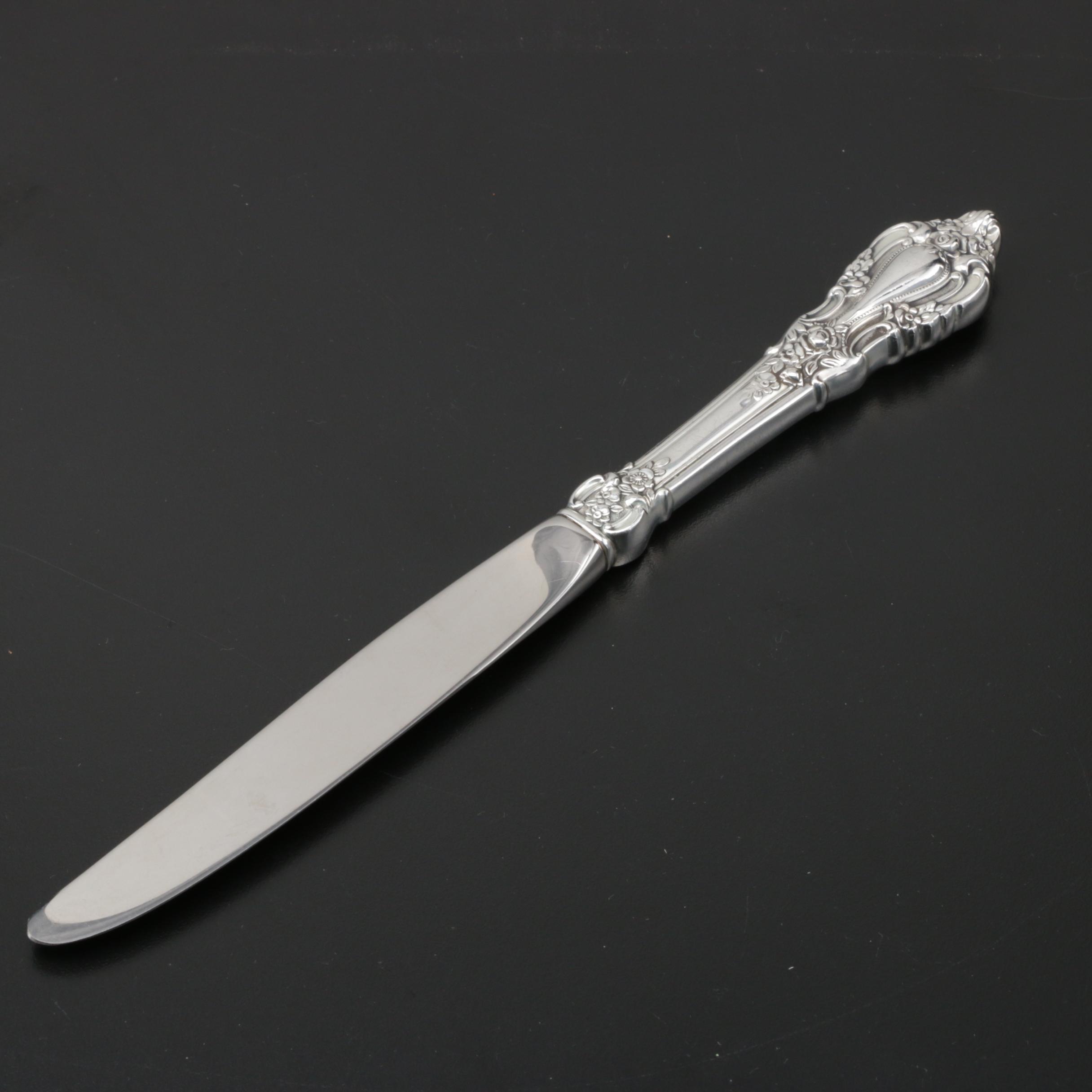 Lunt "Eloquence" Sterling Silver Flatware for Two, Mid-Century