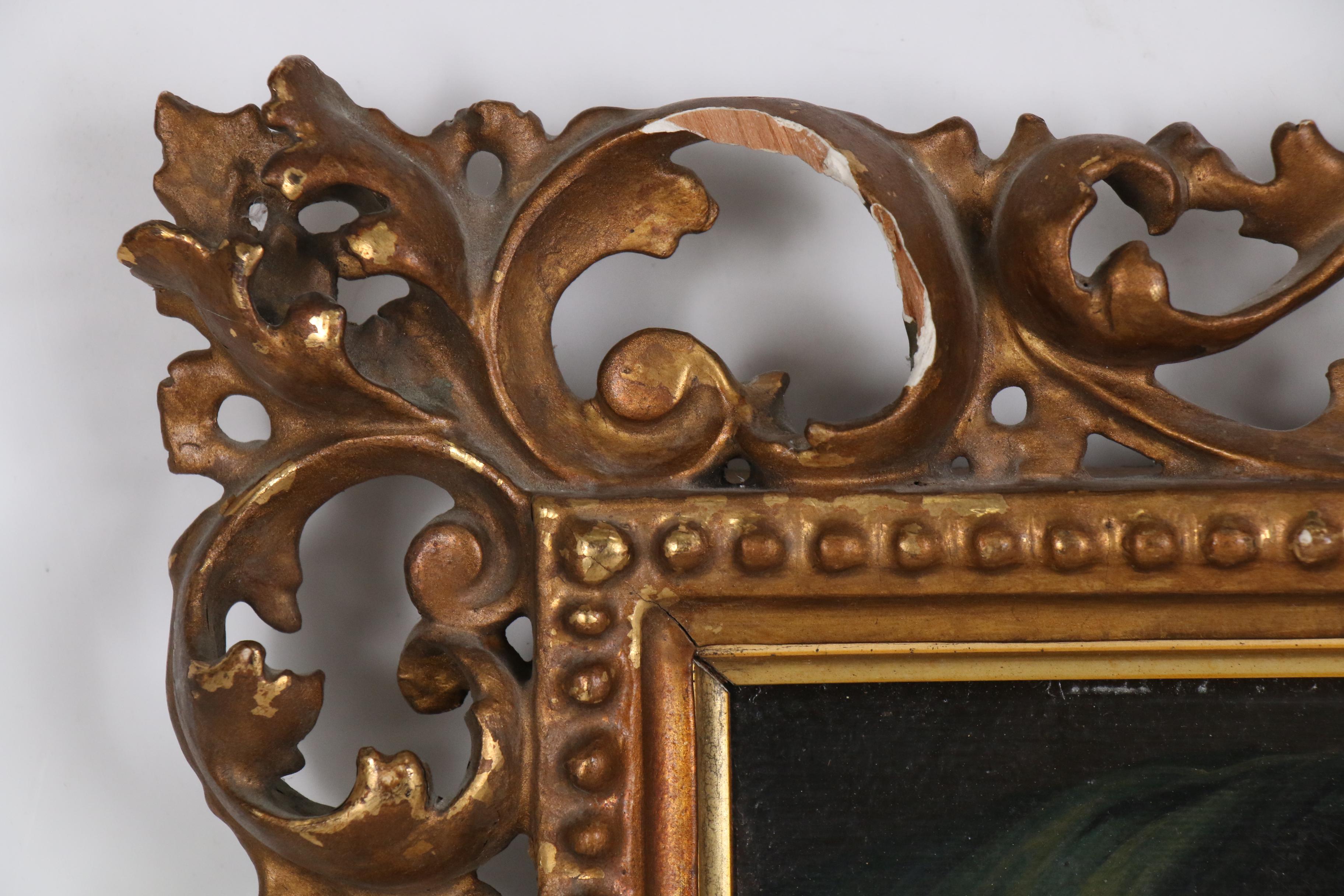 Oil Painting after Ferdinand Georg Waldmuller of Toddler and Baby