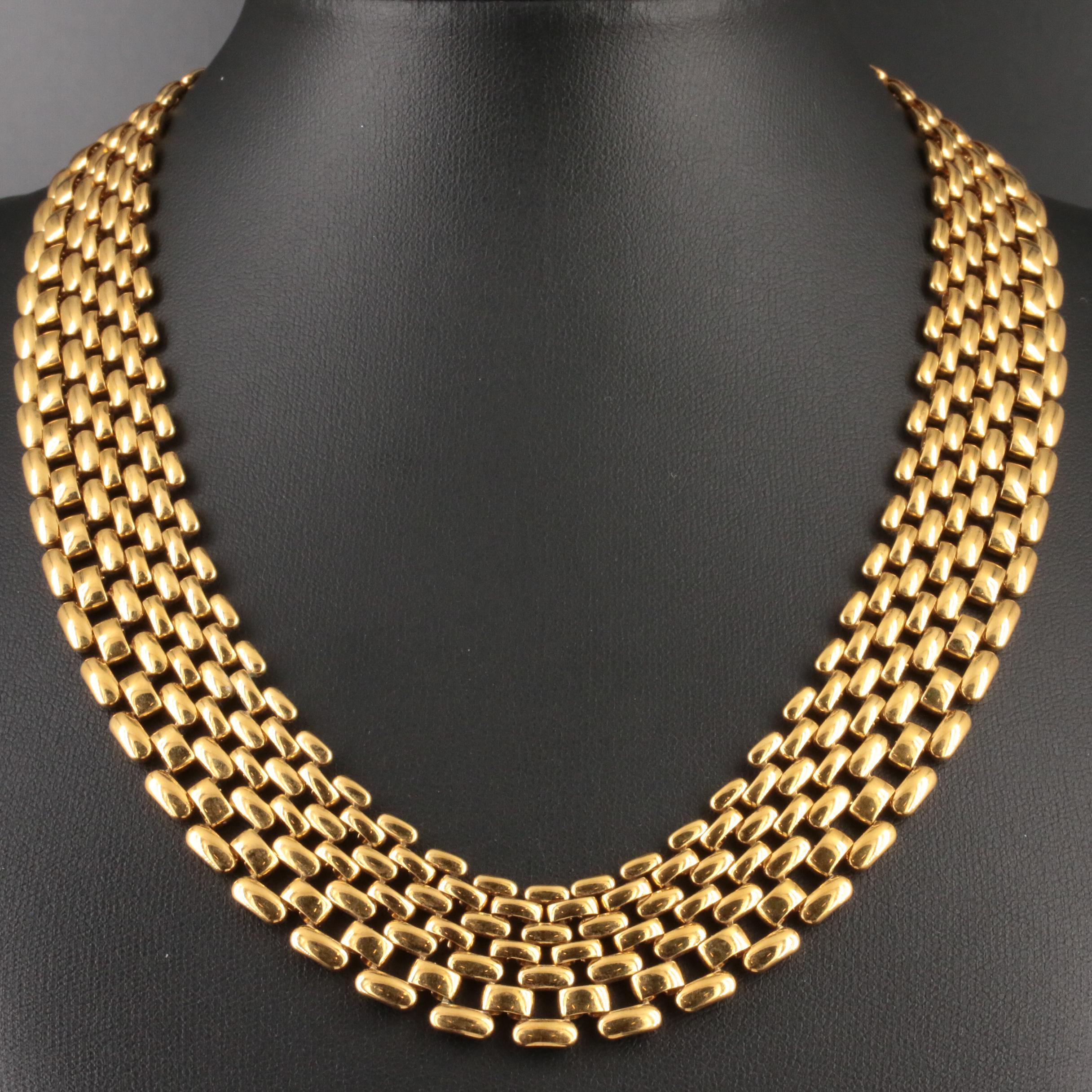 Napier Panther Link Necklace