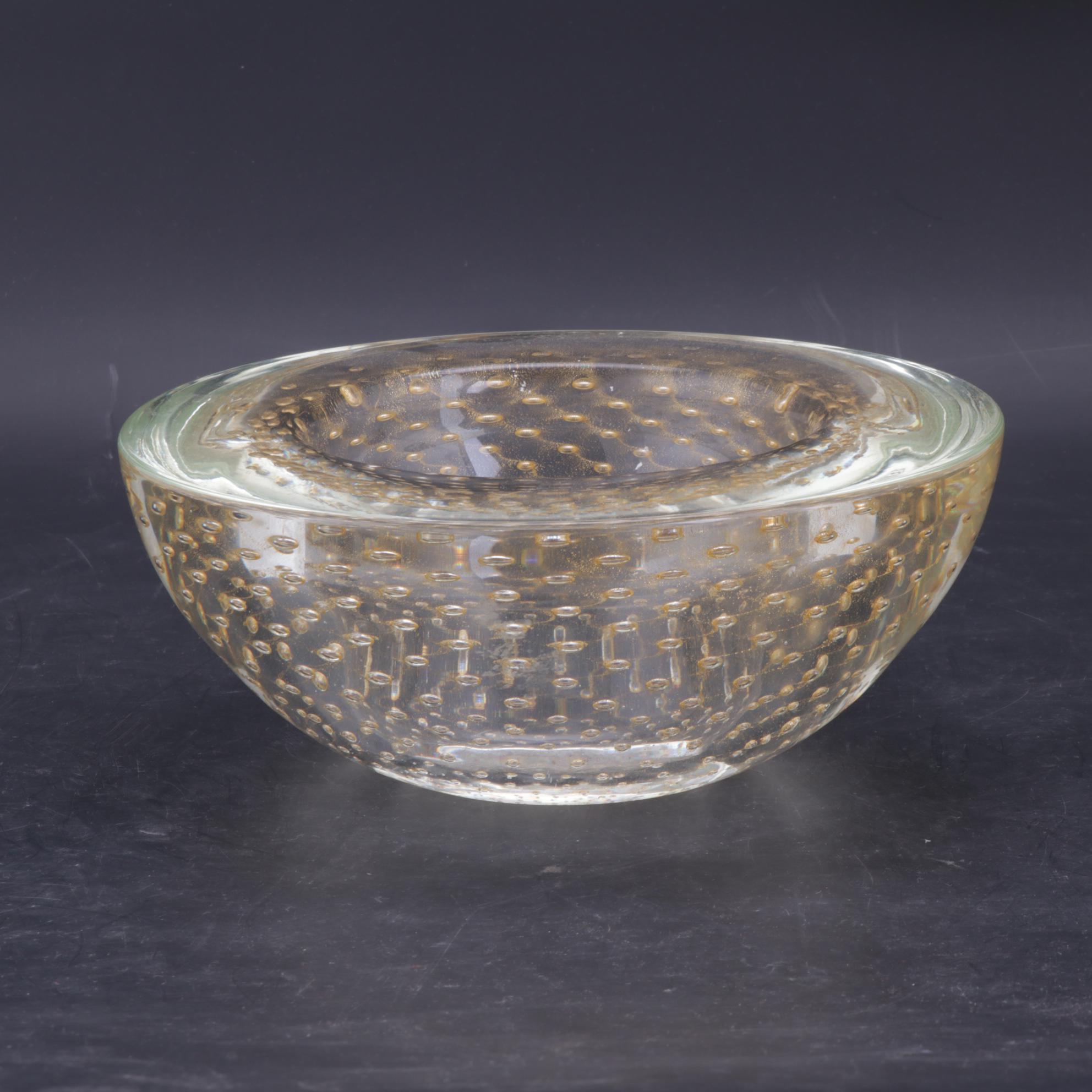 Sandro Frattin Murano Art Glass Bowl