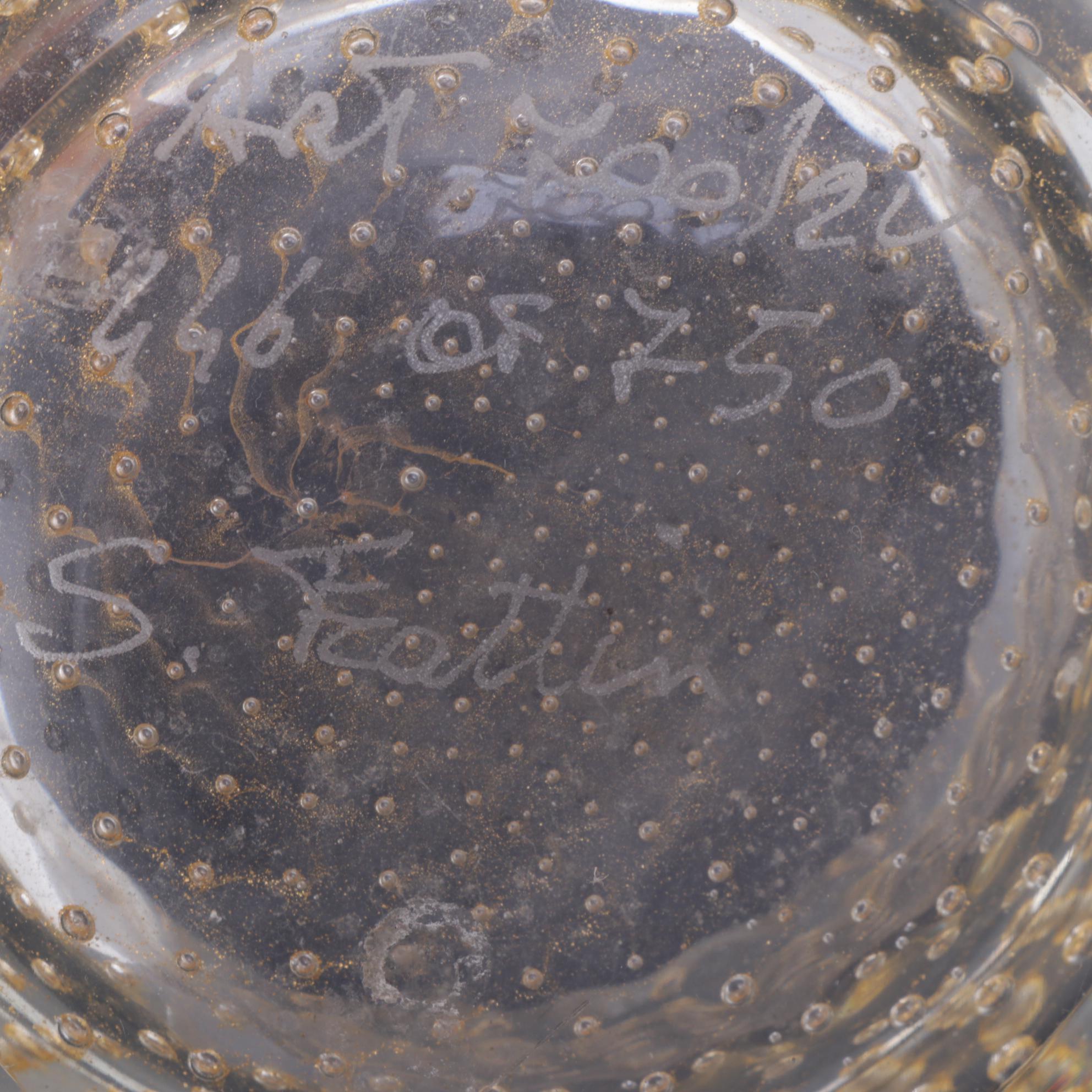 Sandro Frattin Murano Art Glass Bowl