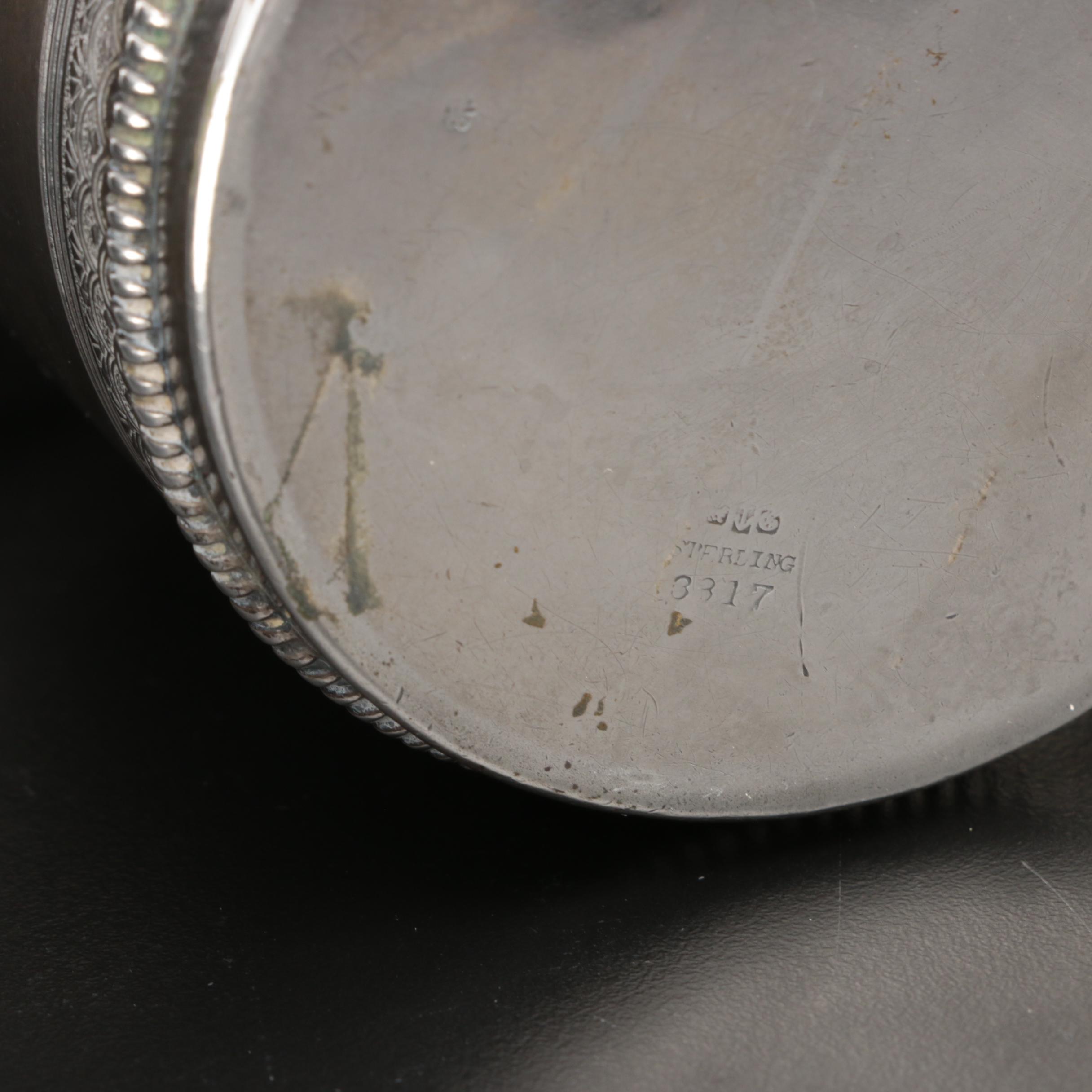 Gorham Hand-Chased Sterling Silver Child's Cup, Late 19th Century