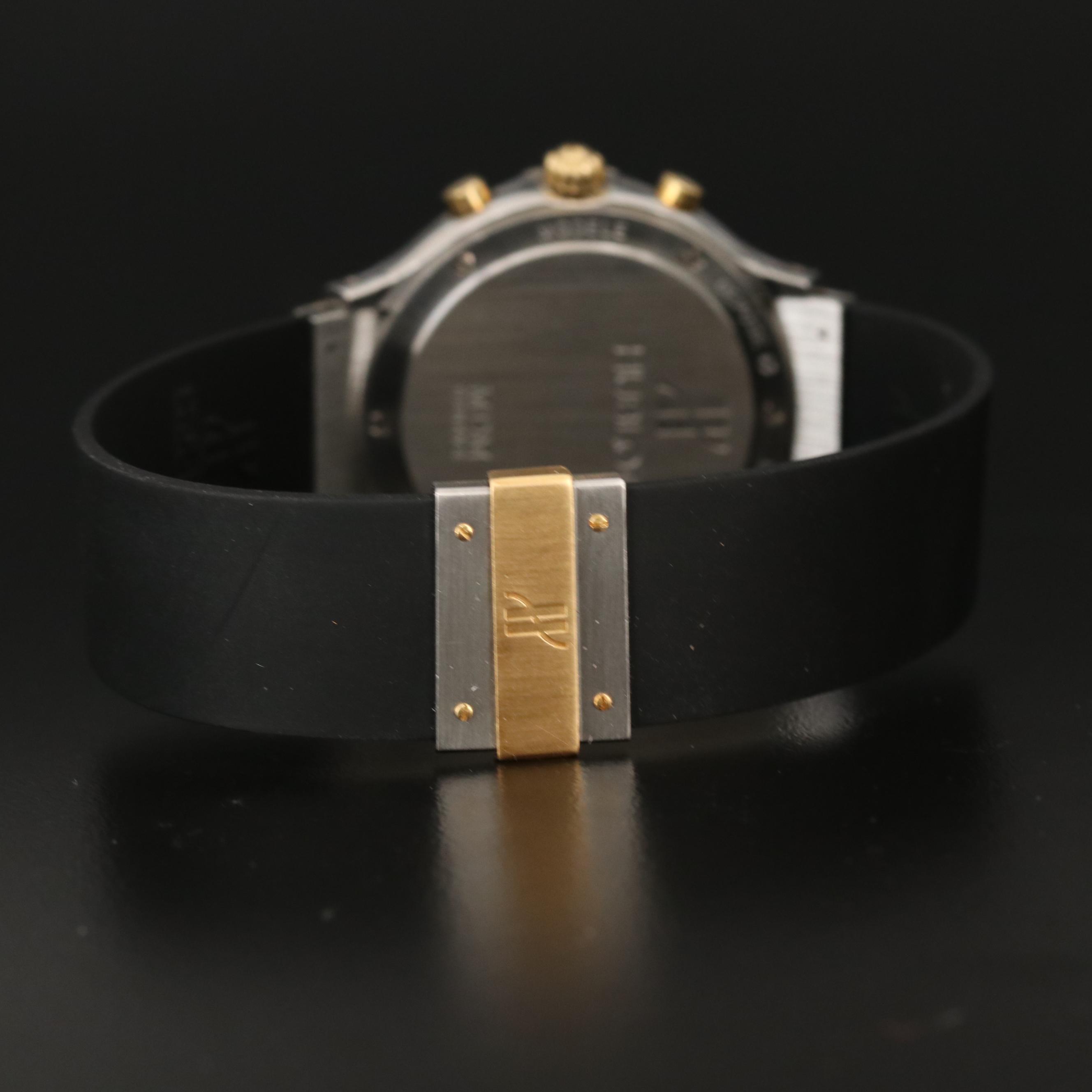 Hublot MDM 18K Yellow Gold and Stainless Steel Classic Chronograph Watch