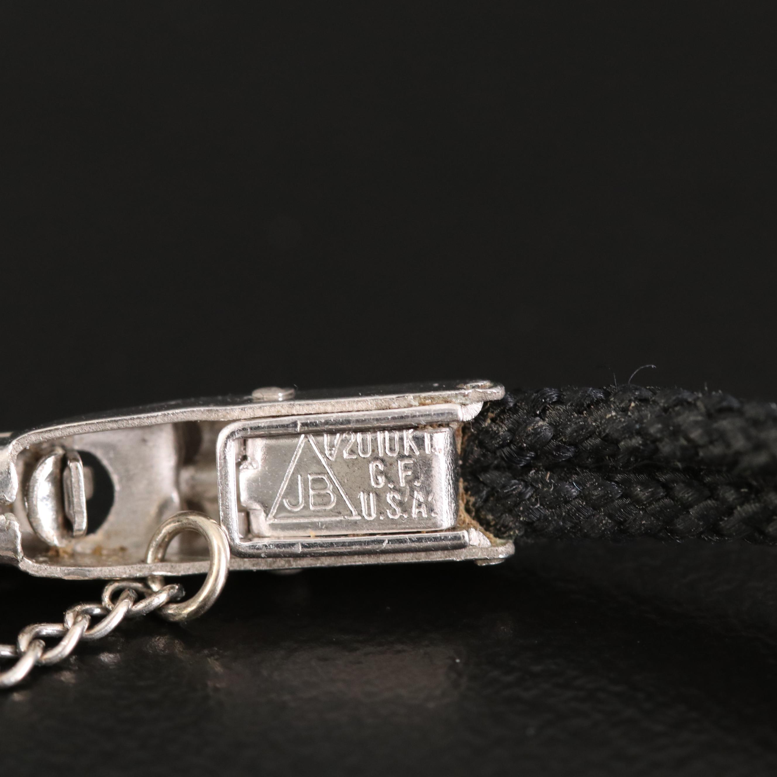 Vintage Rolex Precision 18K Gold Stem Wind Watch, Circa 1950