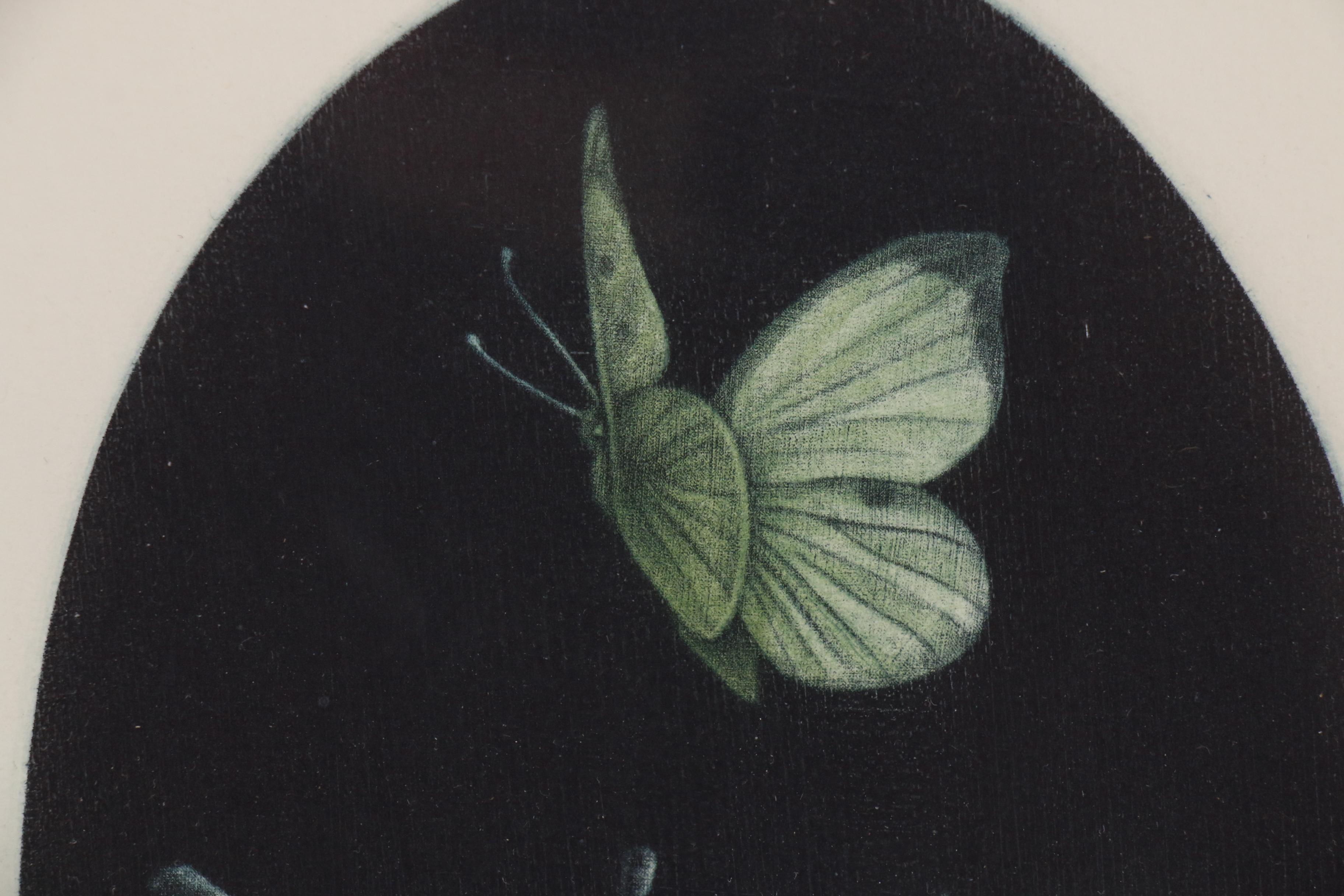 Hachmi Azza Still Life Mezzotints, Late 20th century