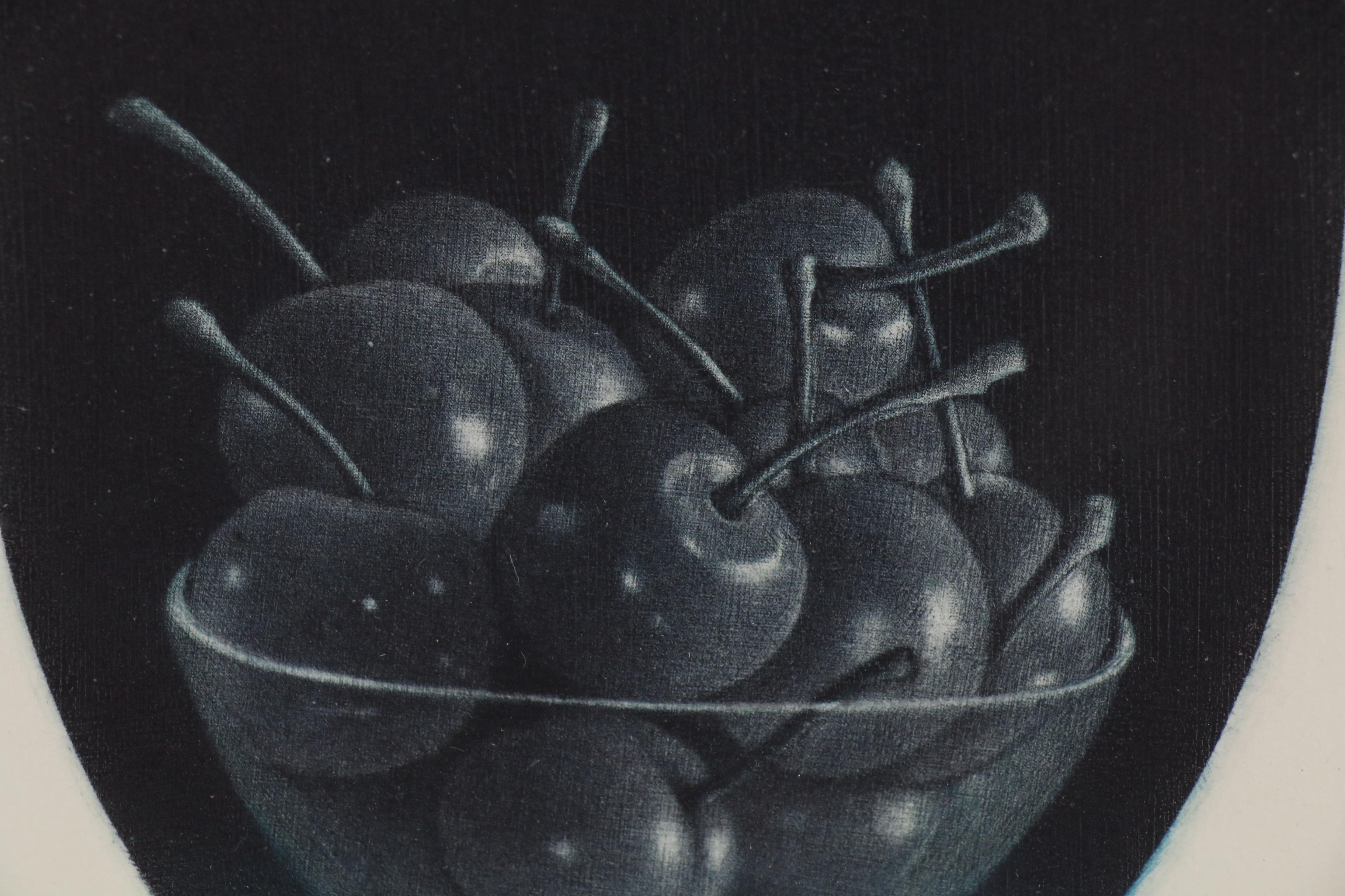 Hachmi Azza Still Life Mezzotints, Late 20th century