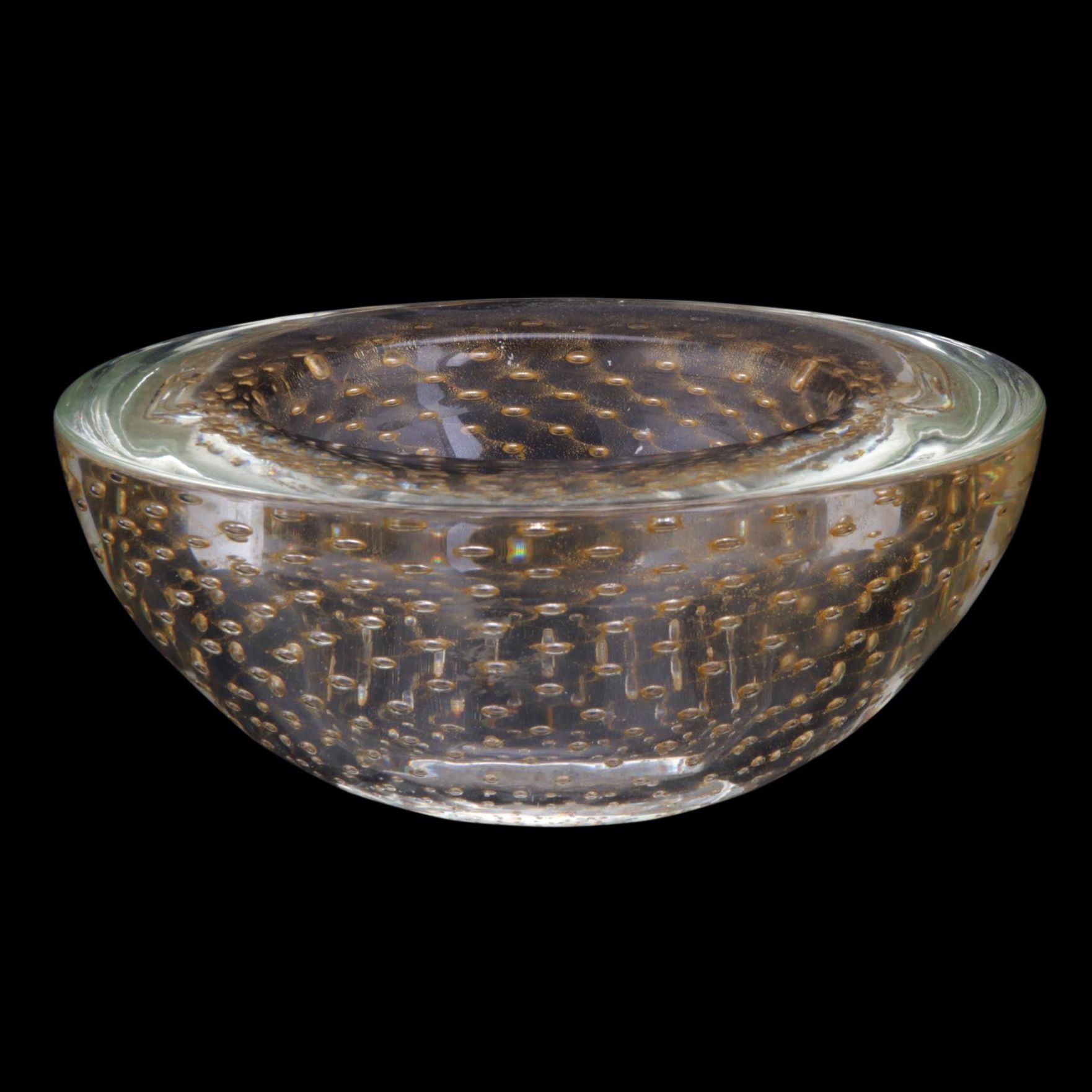 Sandro Frattin Murano Art Glass Bowl