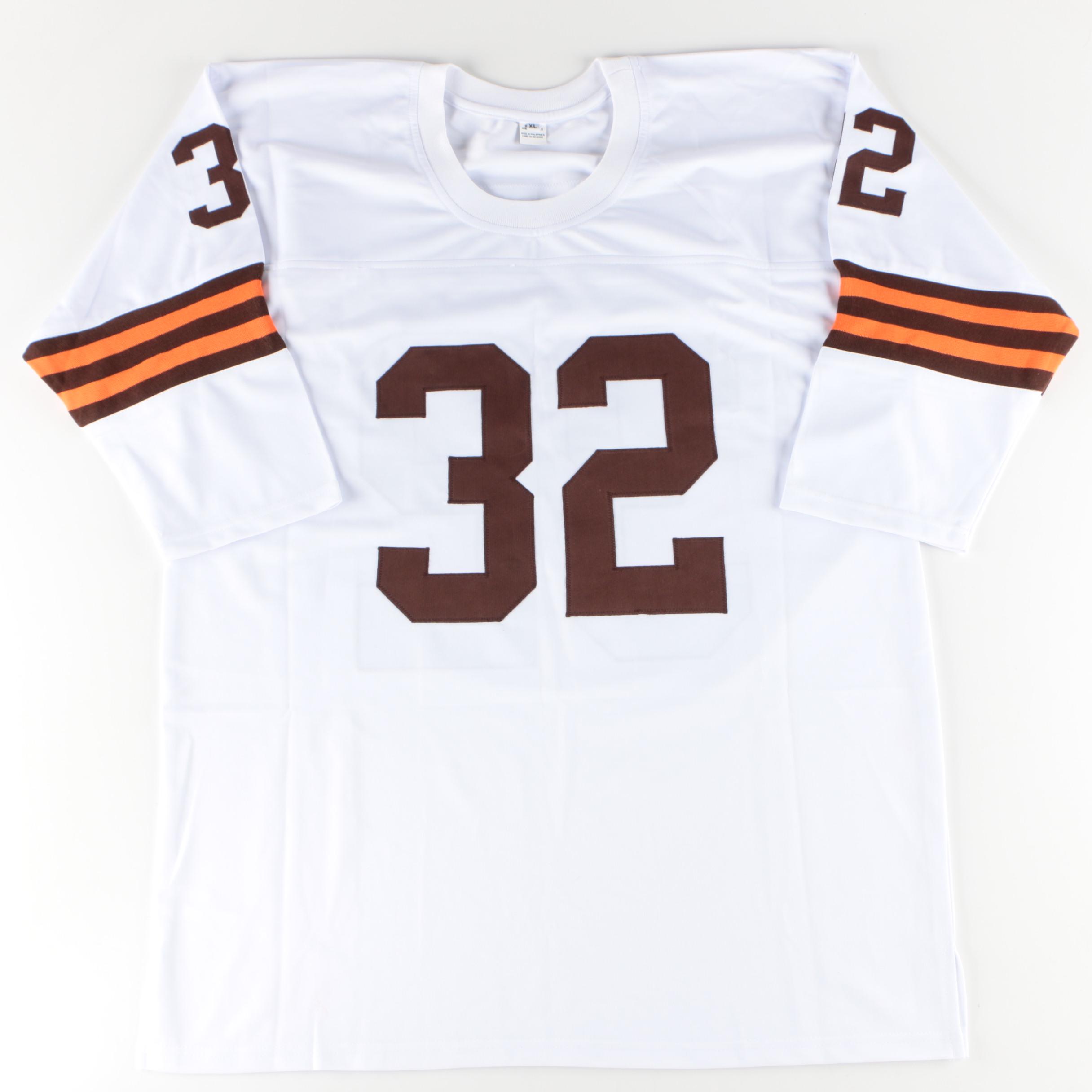 Jim Brown Signed Cleveland Browns Replica Jersey  COA
