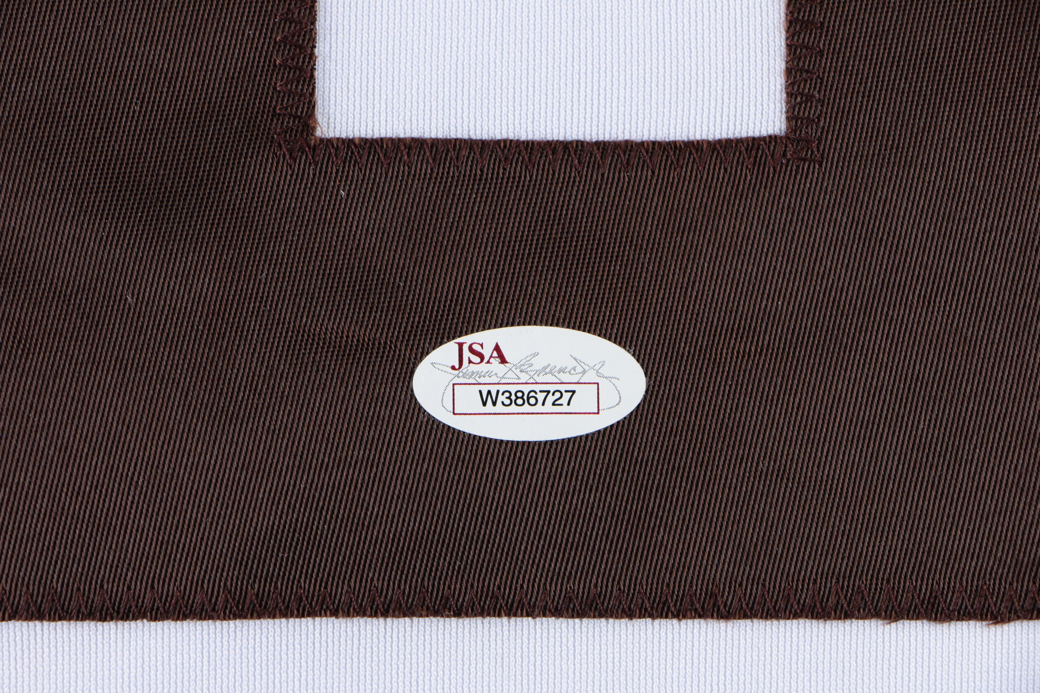 Jim Brown Signed Cleveland Browns Replica Jersey  COA