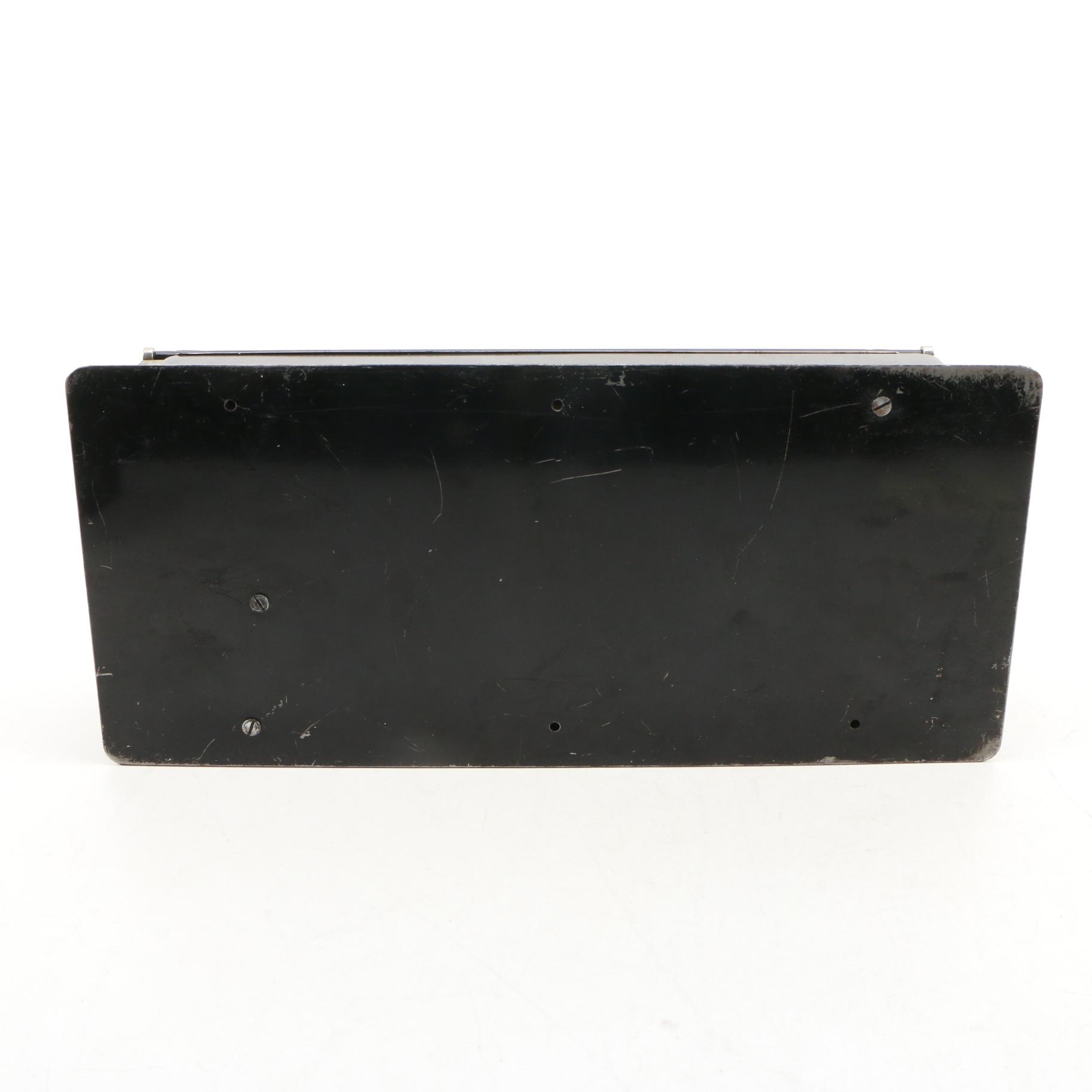 1908 Bennett Small Portable Typewriter with Leather Case