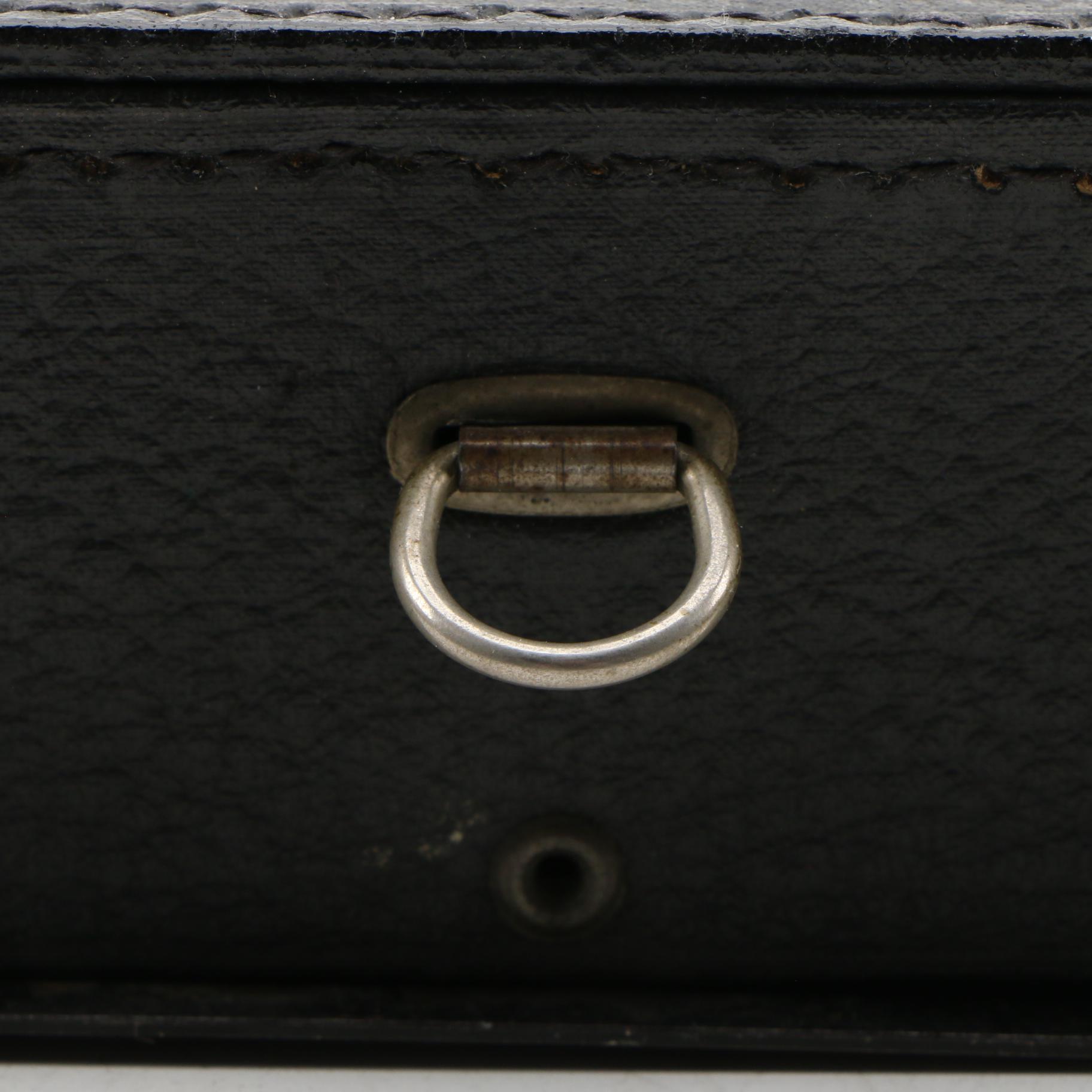 1908 Bennett Small Portable Typewriter with Leather Case