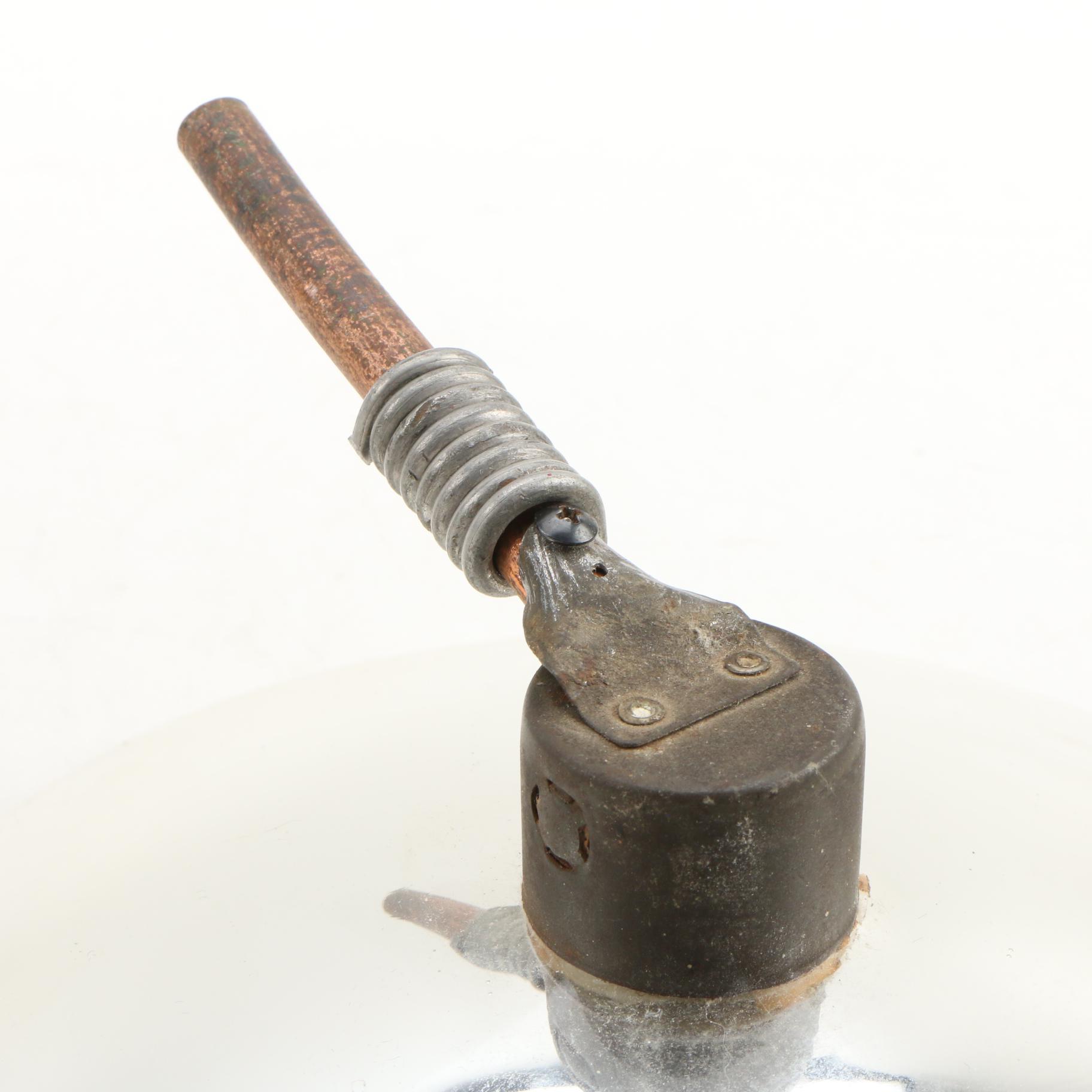 Queen Anne No. 2 Oil Lamp with Mercury Reflector and Wall Bracket, 19th c.