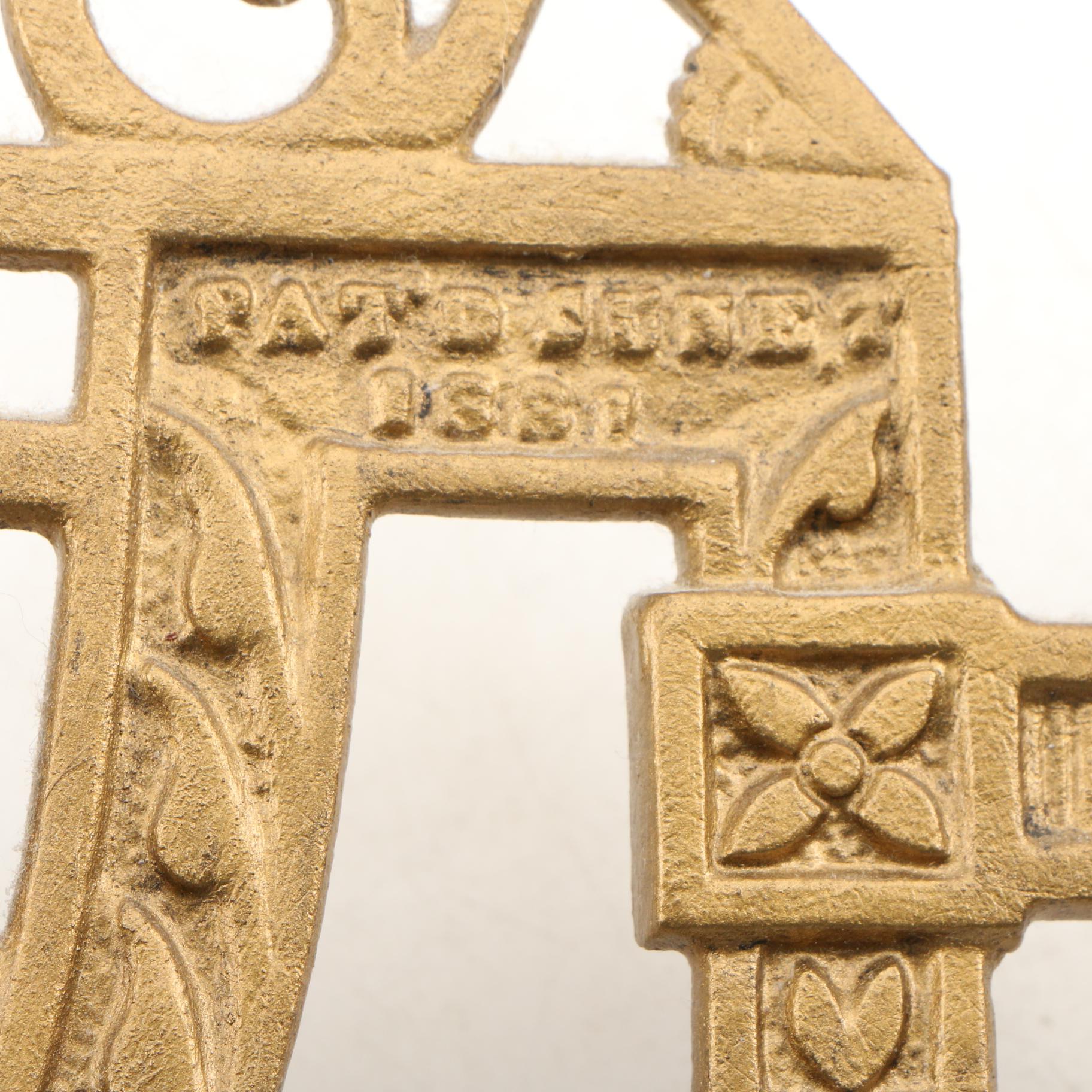 Queen Anne No. 2 Oil Lamp with Mercury Reflector and Wall Bracket, 19th c.