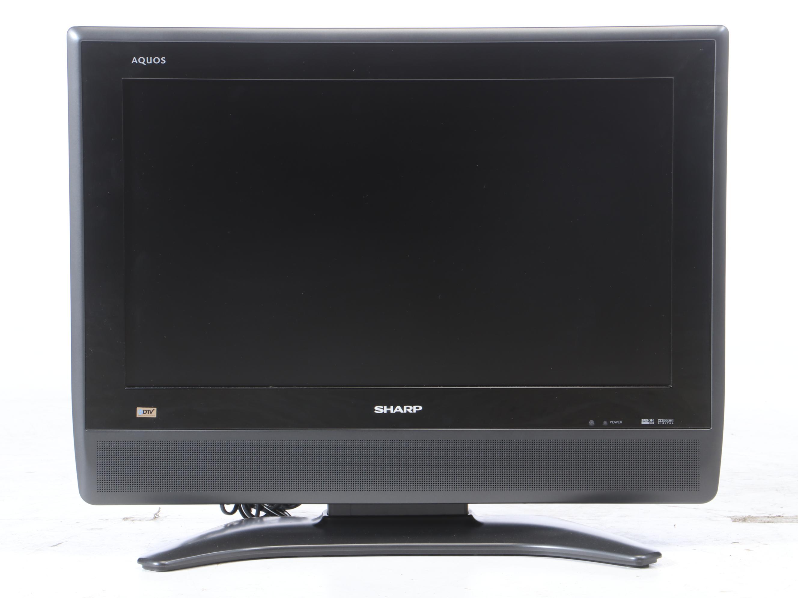 Sharp Aquos 26" Flat Screen Televisions on Stand with Remote