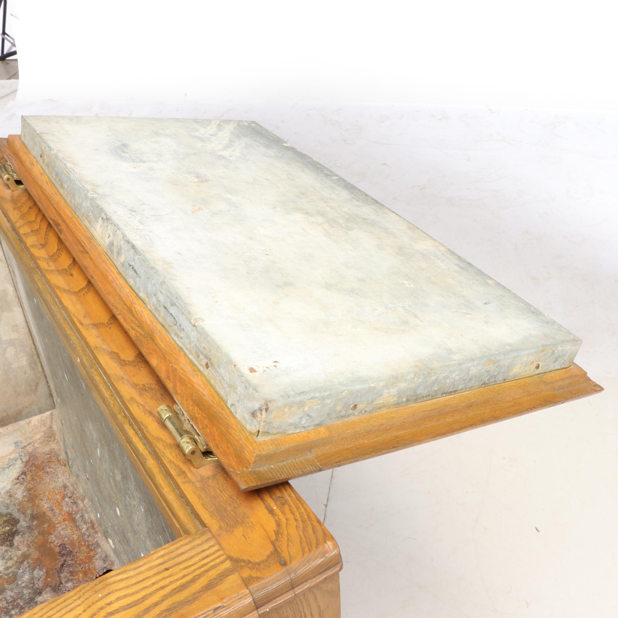 Northland Oak Ice Box, Early 20th Century