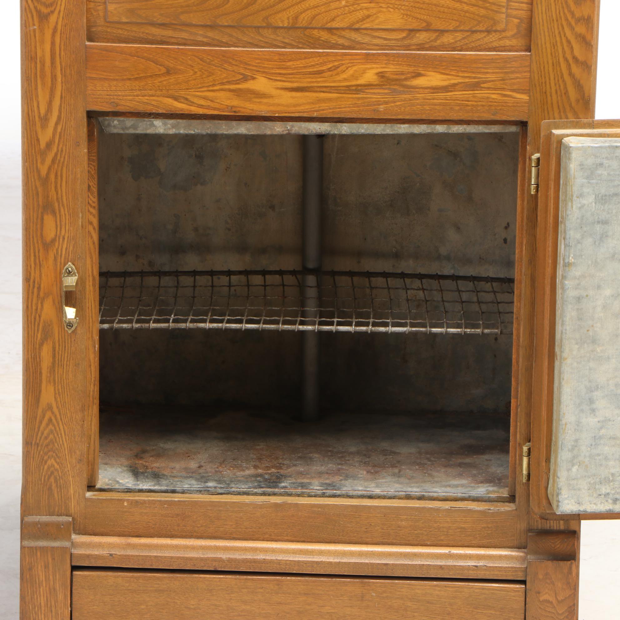 Northland Oak Ice Box, Early 20th Century