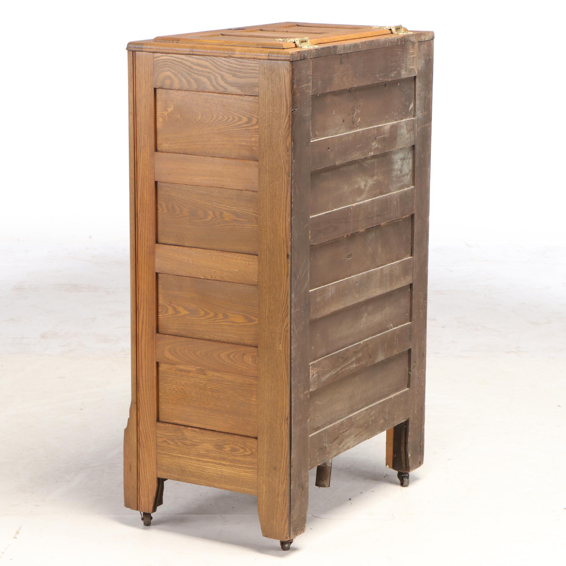 Northland Oak Ice Box, Early 20th Century