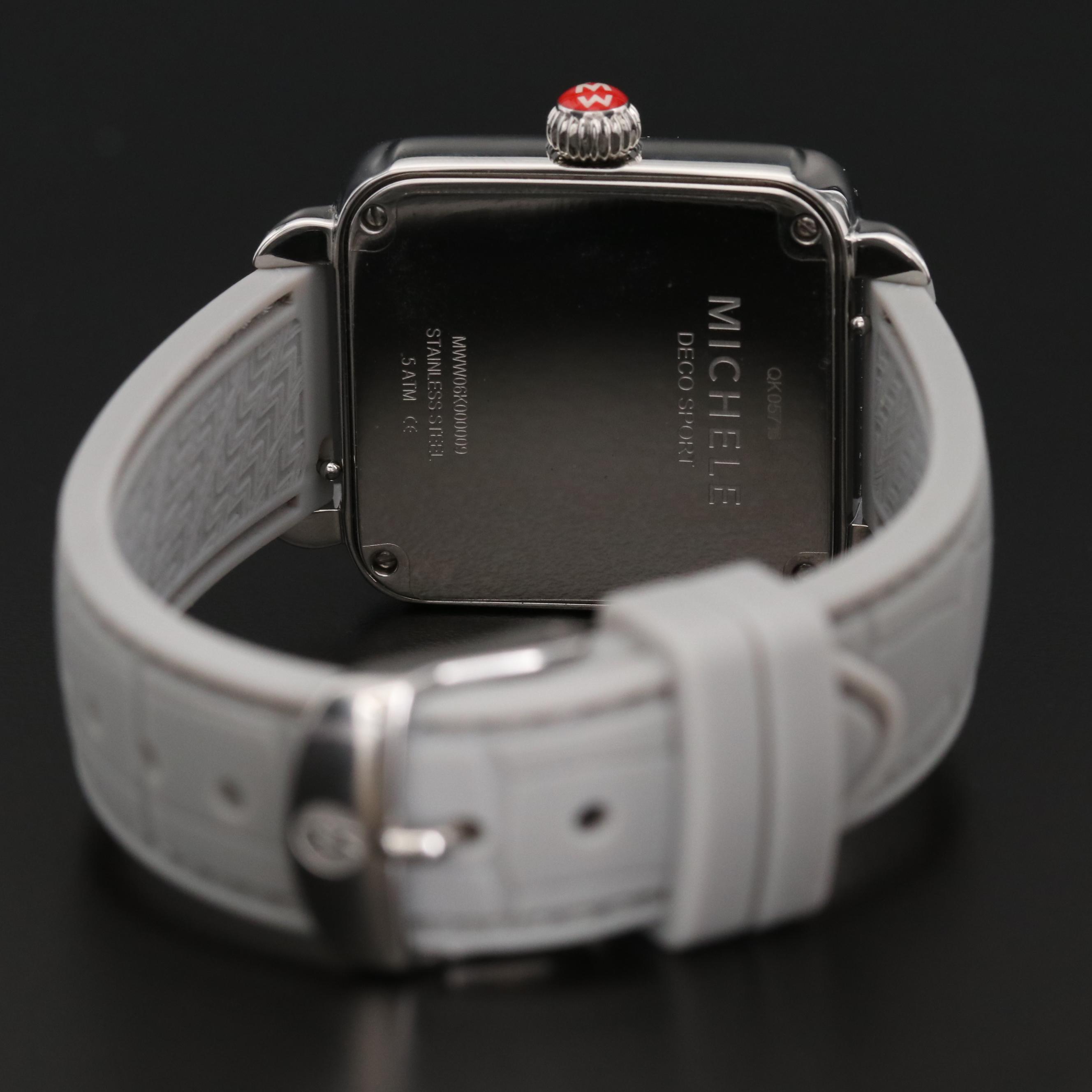 Michele Deco Sport Stainless Steel Quartz Watch