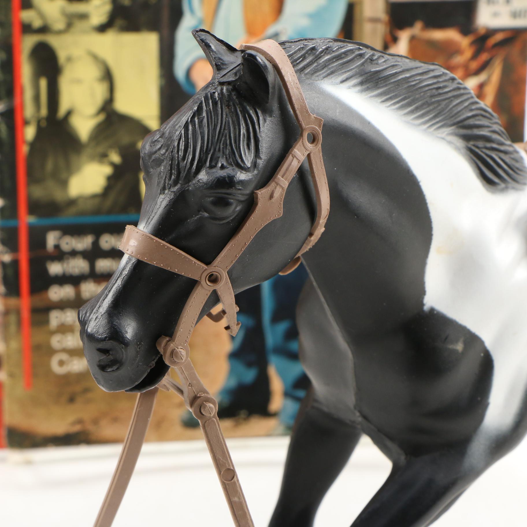 Bonanza TV Series Collectibles with Horse and Little Joe Action Figure, 1960s