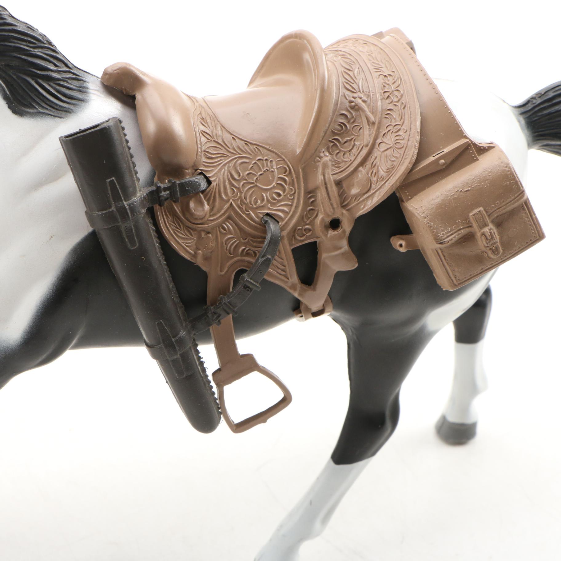 Bonanza TV Series Collectibles with Horse and Little Joe Action Figure, 1960s