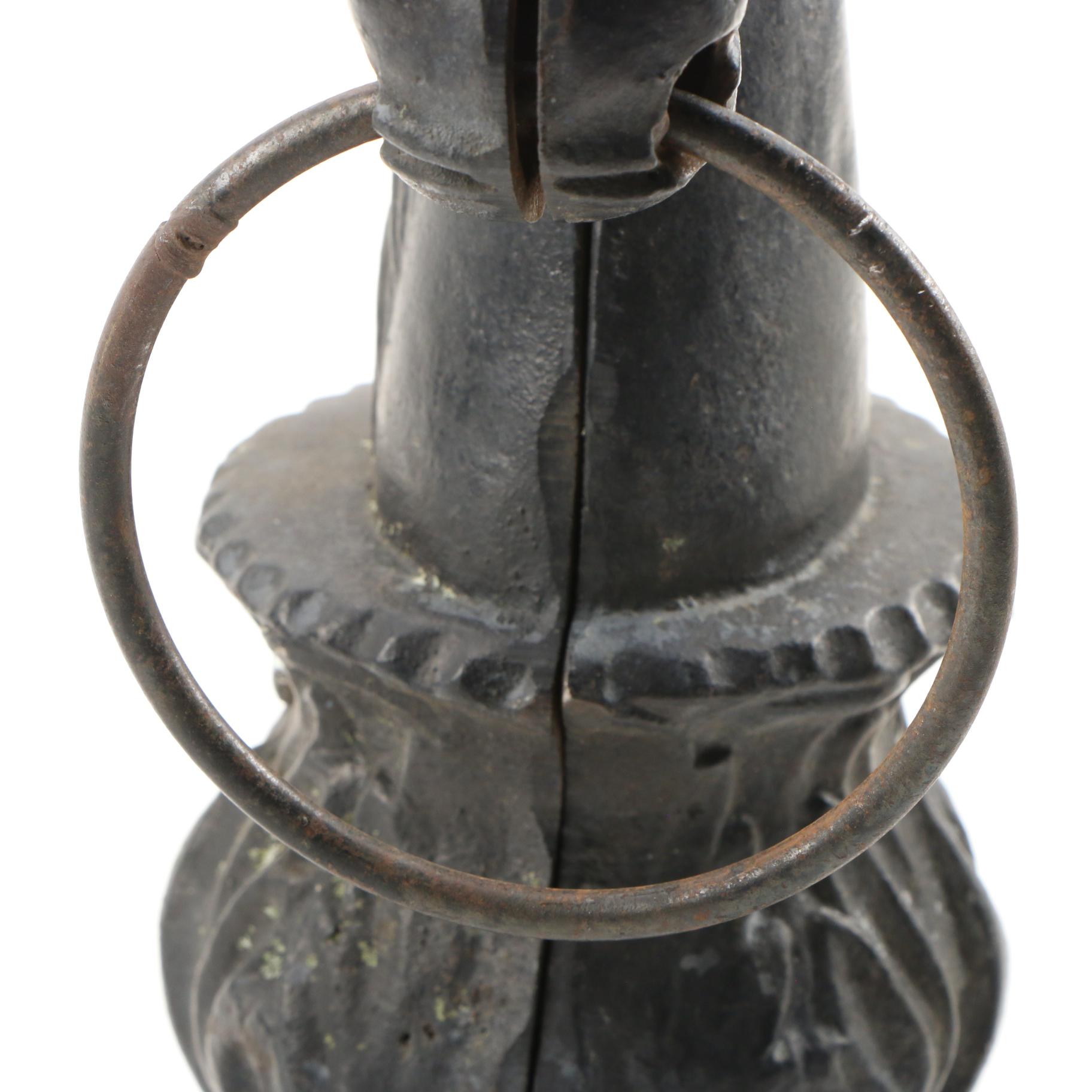 Cast Iron Horse Head Hitching Post Top, Vintage