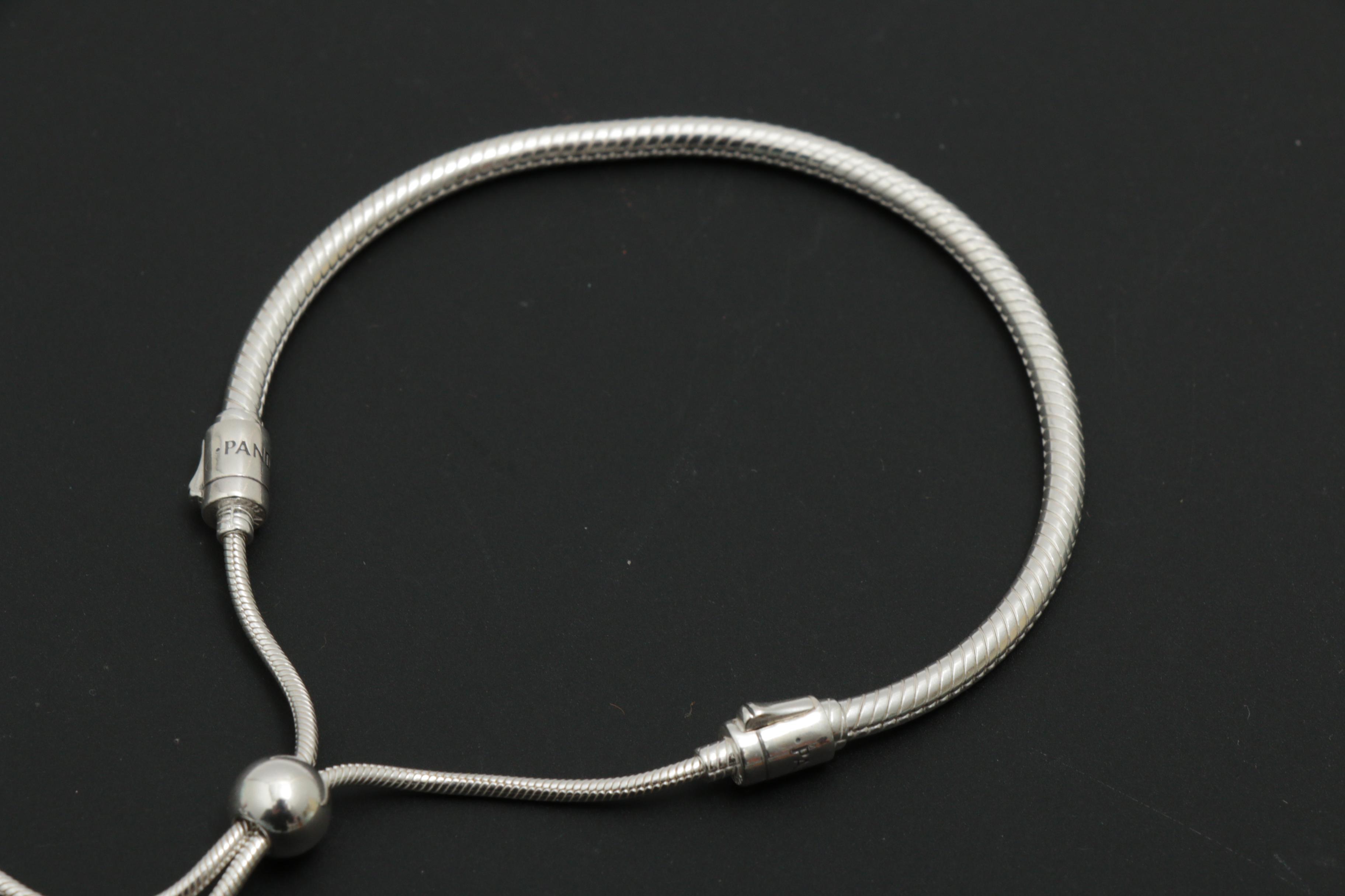 Pandora Sterling Silver Bolo Bracelet