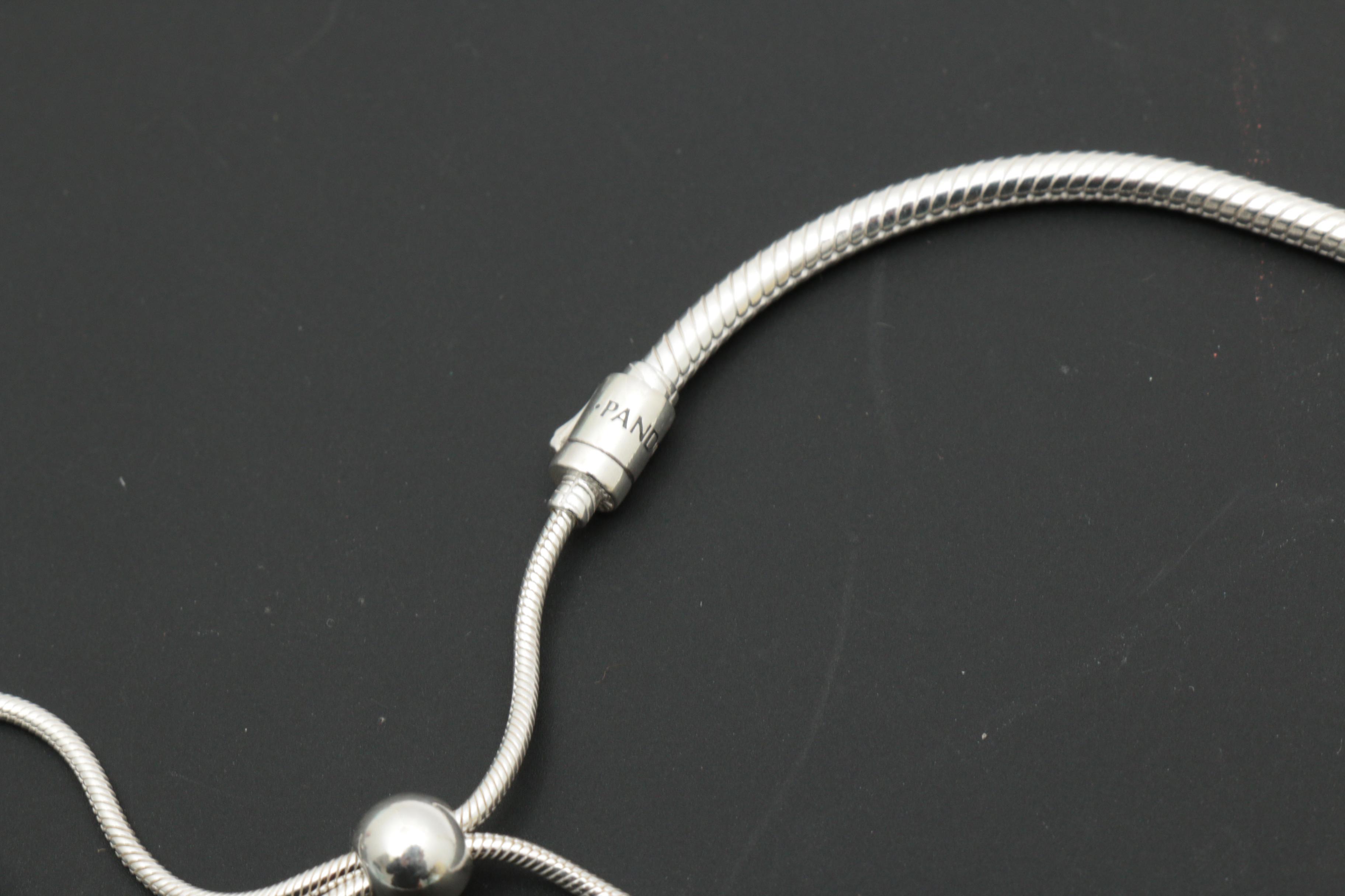 Pandora Sterling Silver Bolo Bracelet