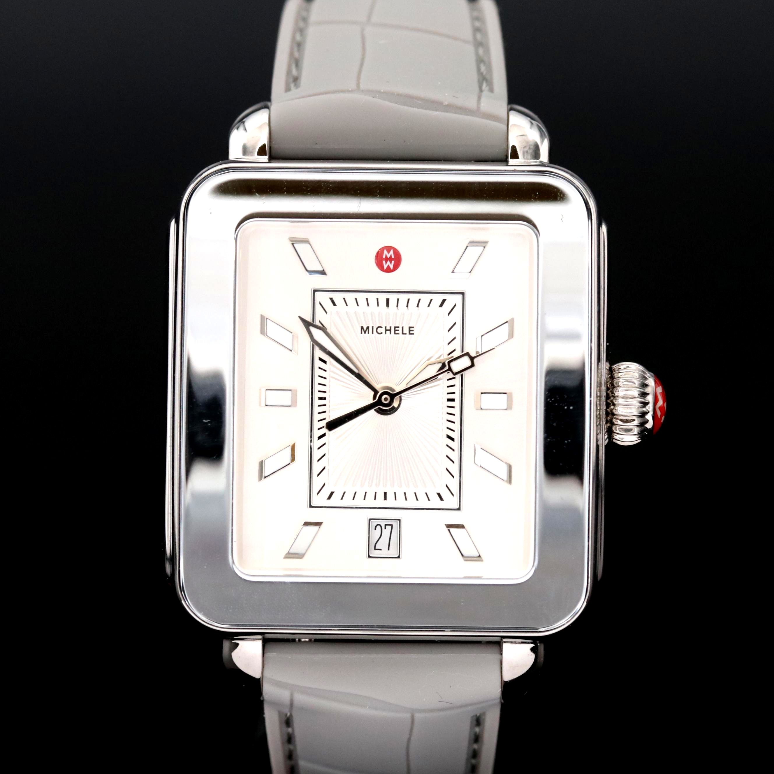 Michele Deco Sport Stainless Steel Quartz Watch