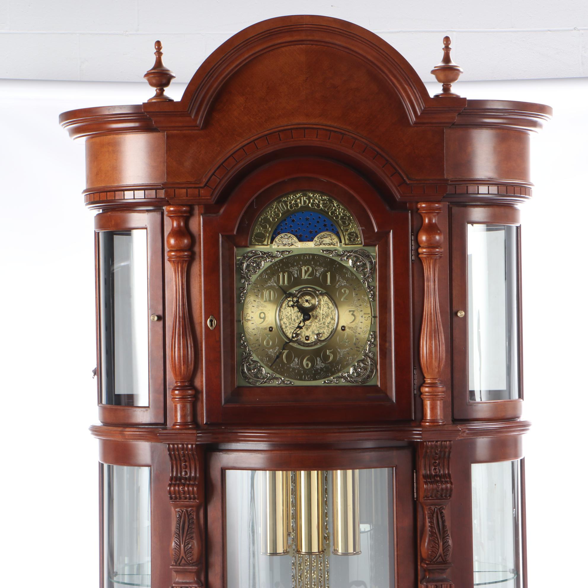 Ridgeway Curio Grandfather Clock