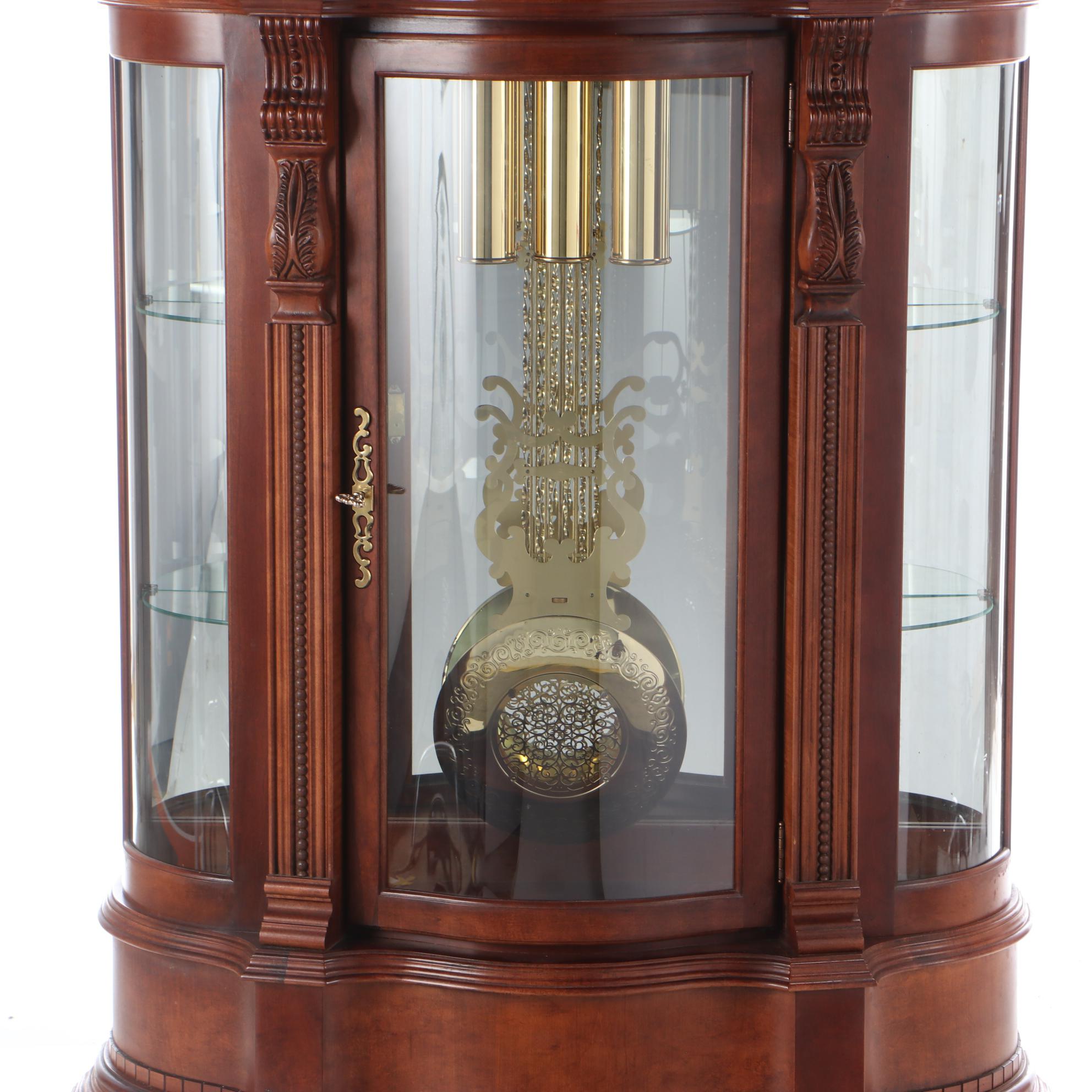 Ridgeway Curio Grandfather Clock