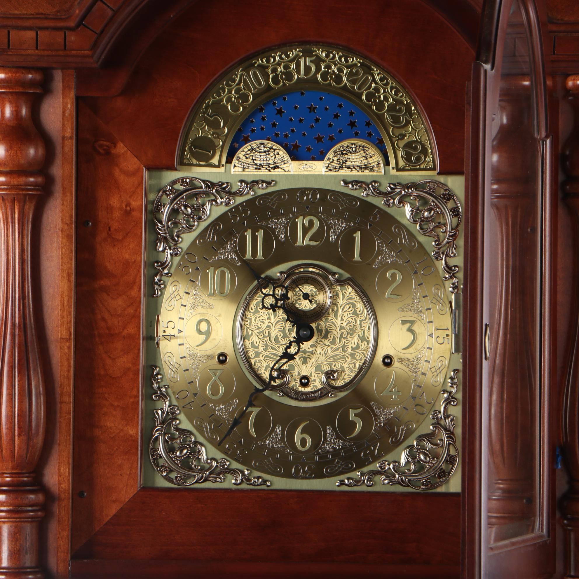 Ridgeway Curio Grandfather Clock