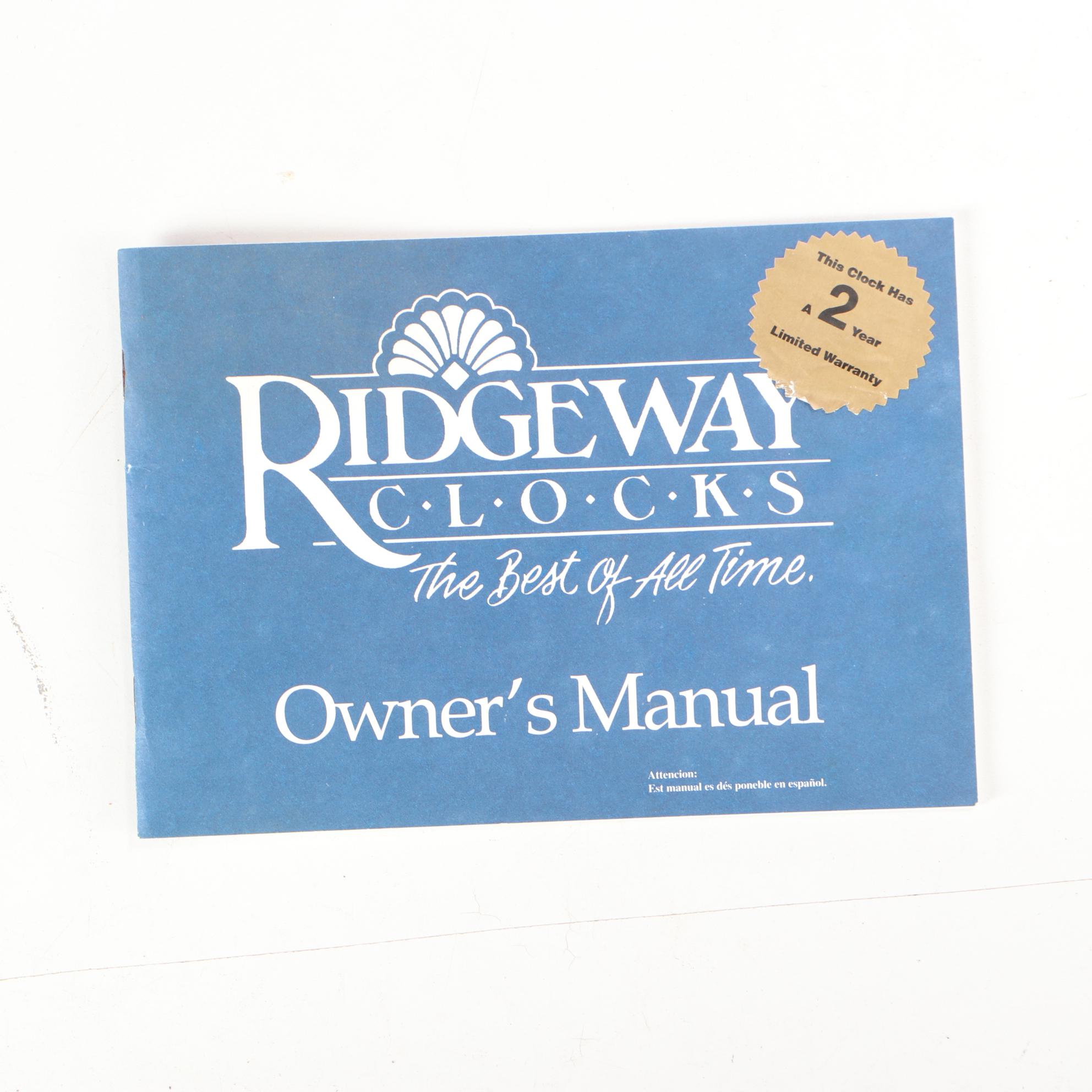 Ridgeway Curio Grandfather Clock
