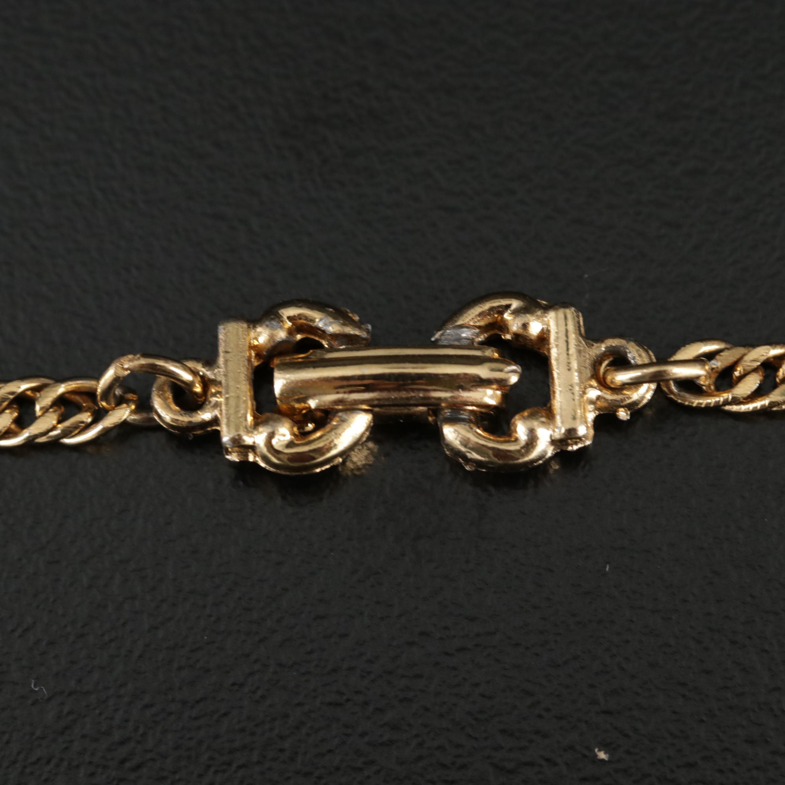 Slide Necklace with Curb Link