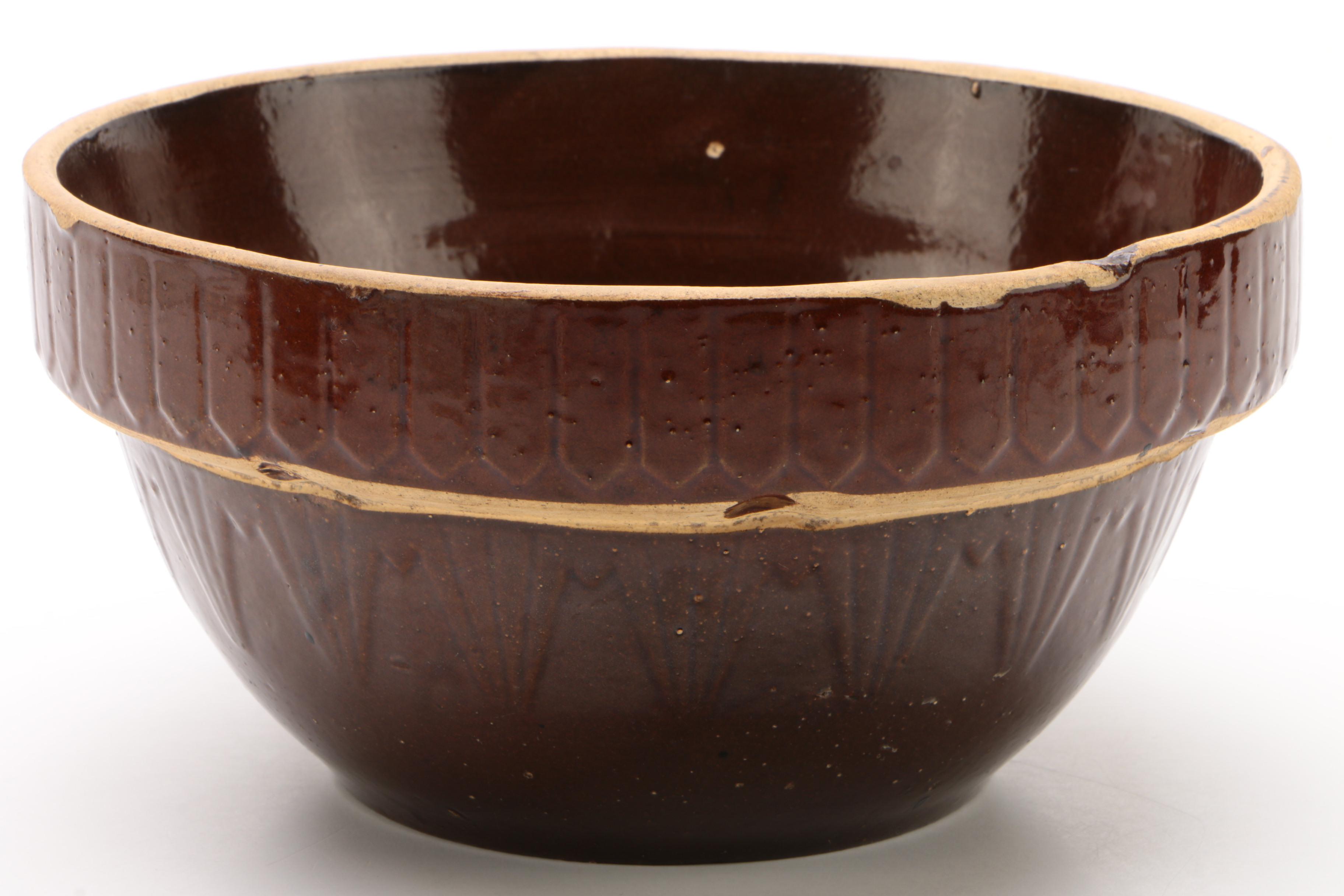 Pyrex 3 Piece Bakeware Set with Stoneware Mixing Bowl, Vintage