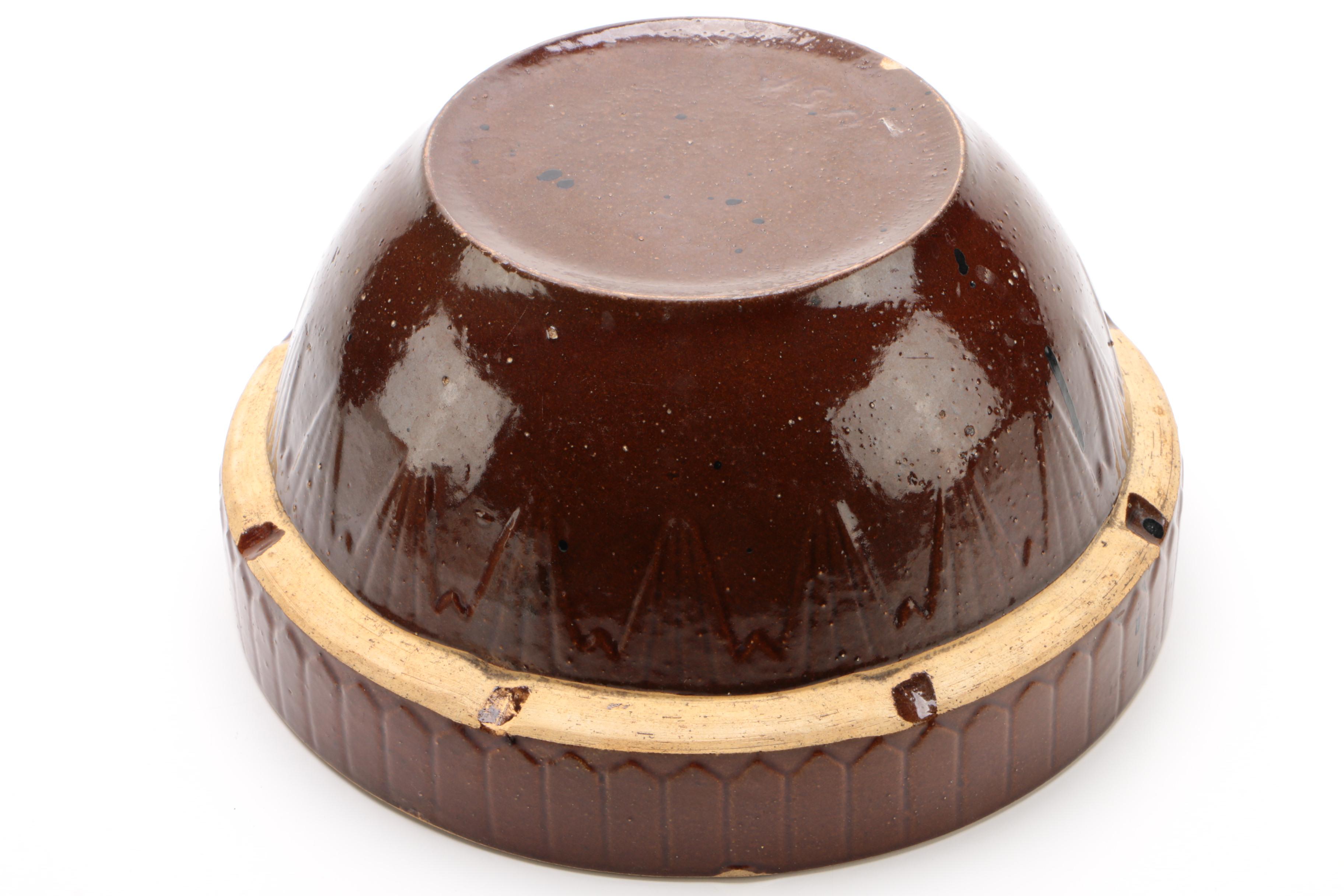 Pyrex 3 Piece Bakeware Set with Stoneware Mixing Bowl, Vintage