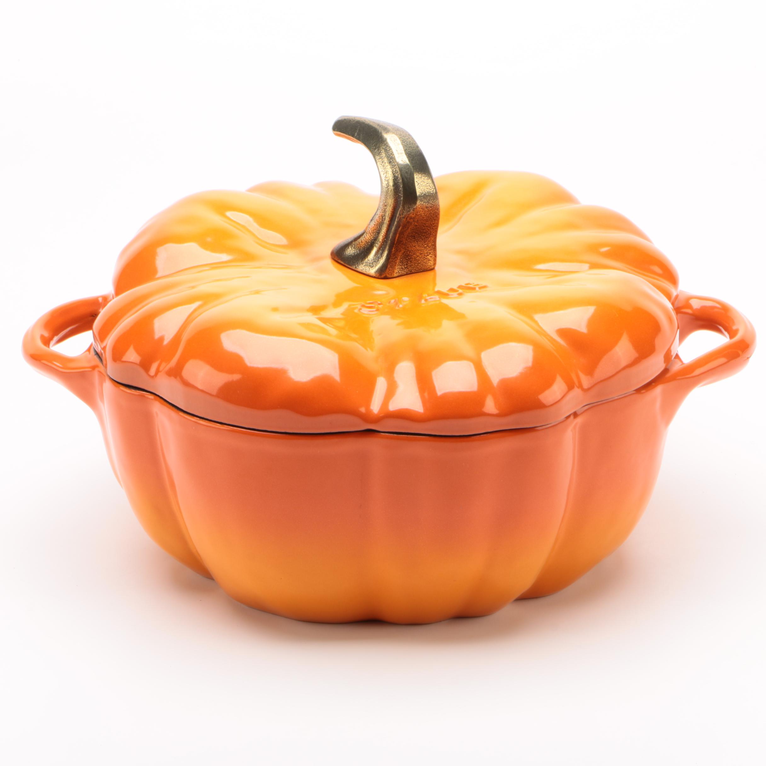 Staub Cast Iron Pumpkin Casserole Dish