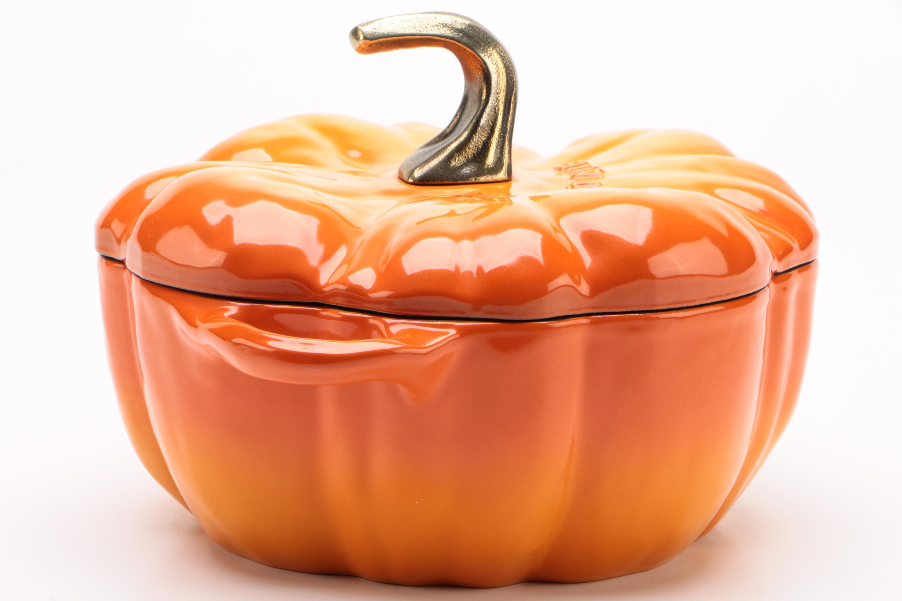 Staub Cast Iron Pumpkin Casserole Dish