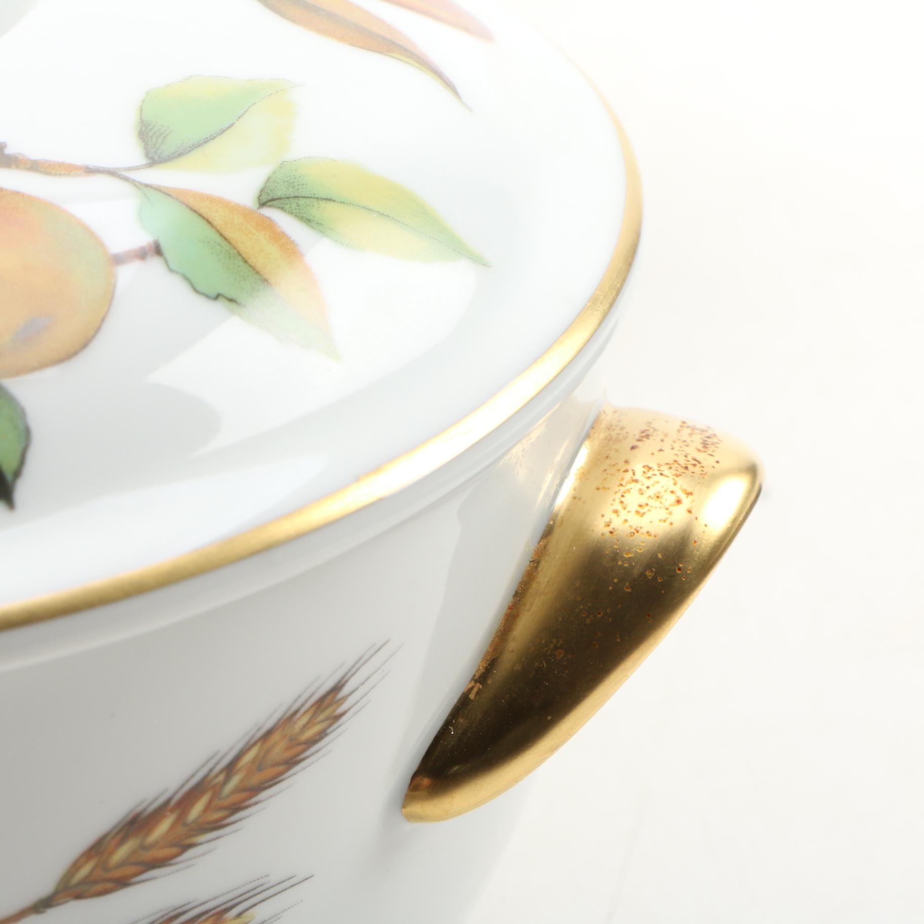 Royal Worcester "Evesham" Porcelain Serveware