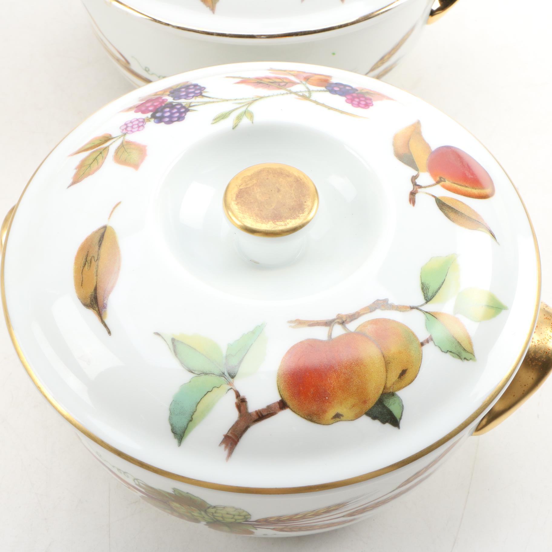 Royal Worcester "Evesham" Porcelain Serveware