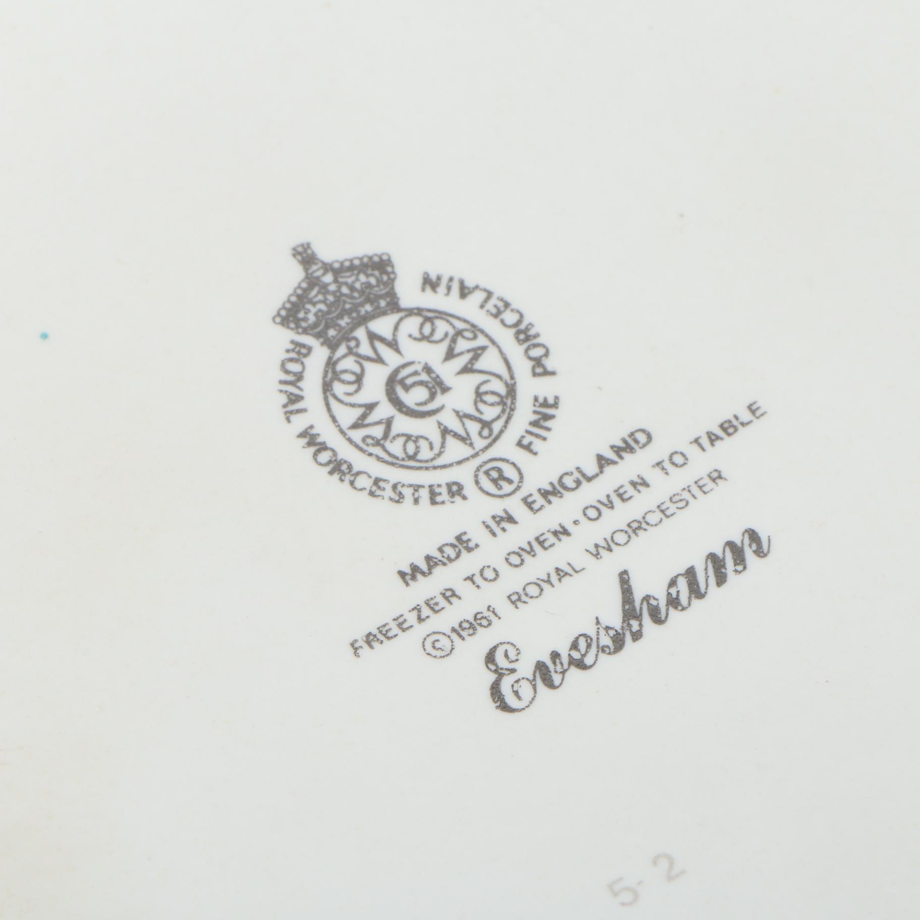 Royal Worcester "Evesham" Porcelain Serveware