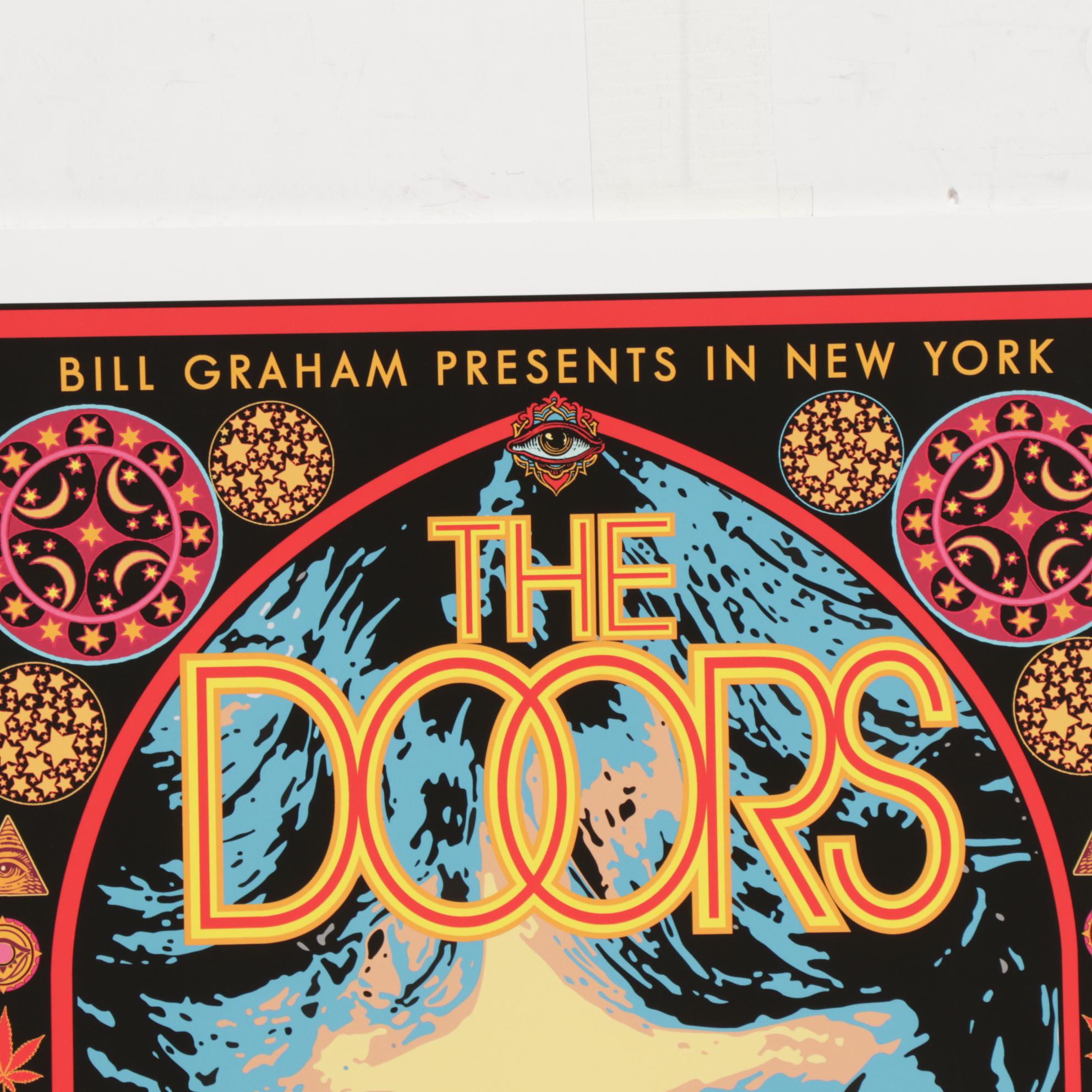 David Edward Byrd Giclée Poster "The Doors - Debut - Fillmore East - 1968"
