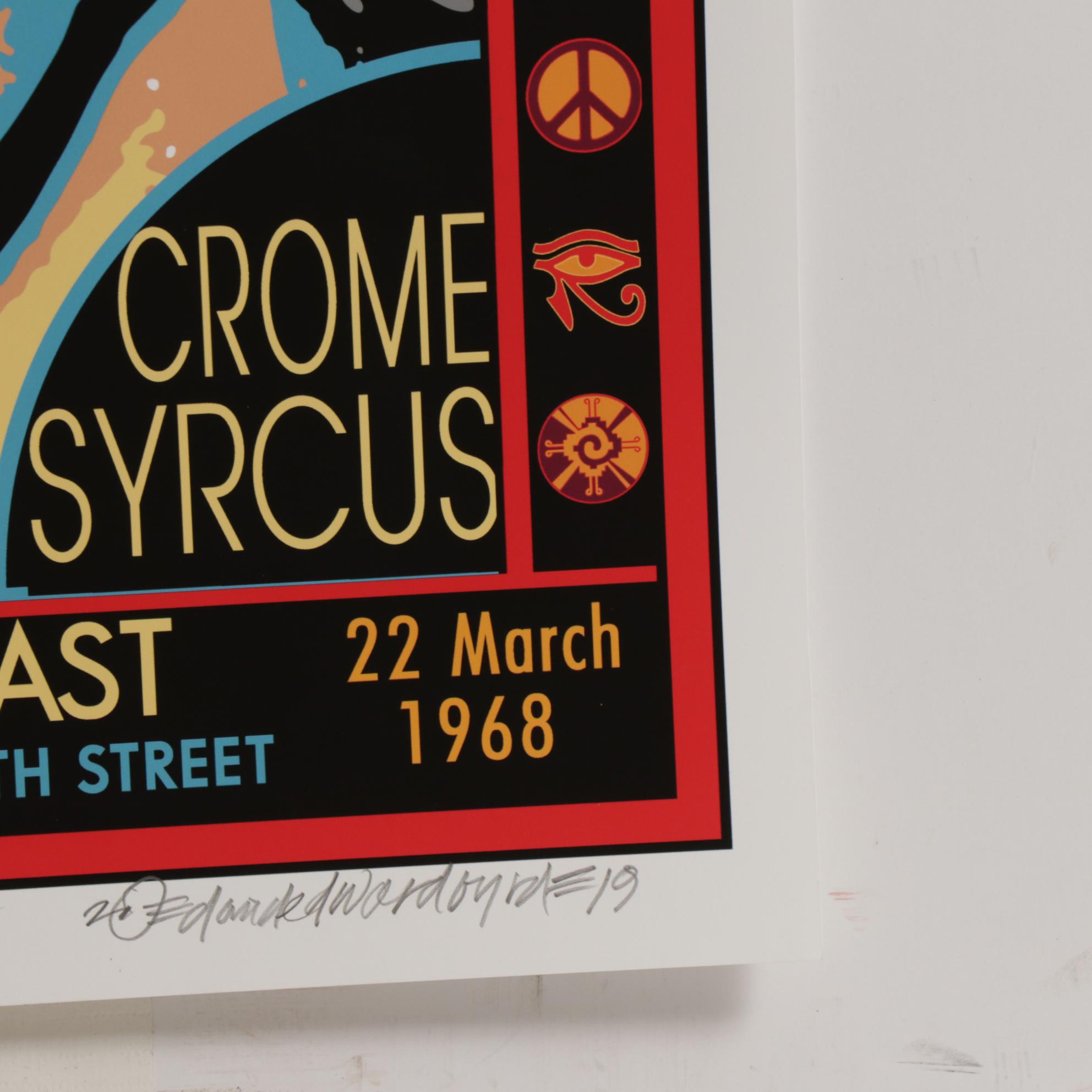 David Edward Byrd Giclée Poster "The Doors - Debut - Fillmore East - 1968"