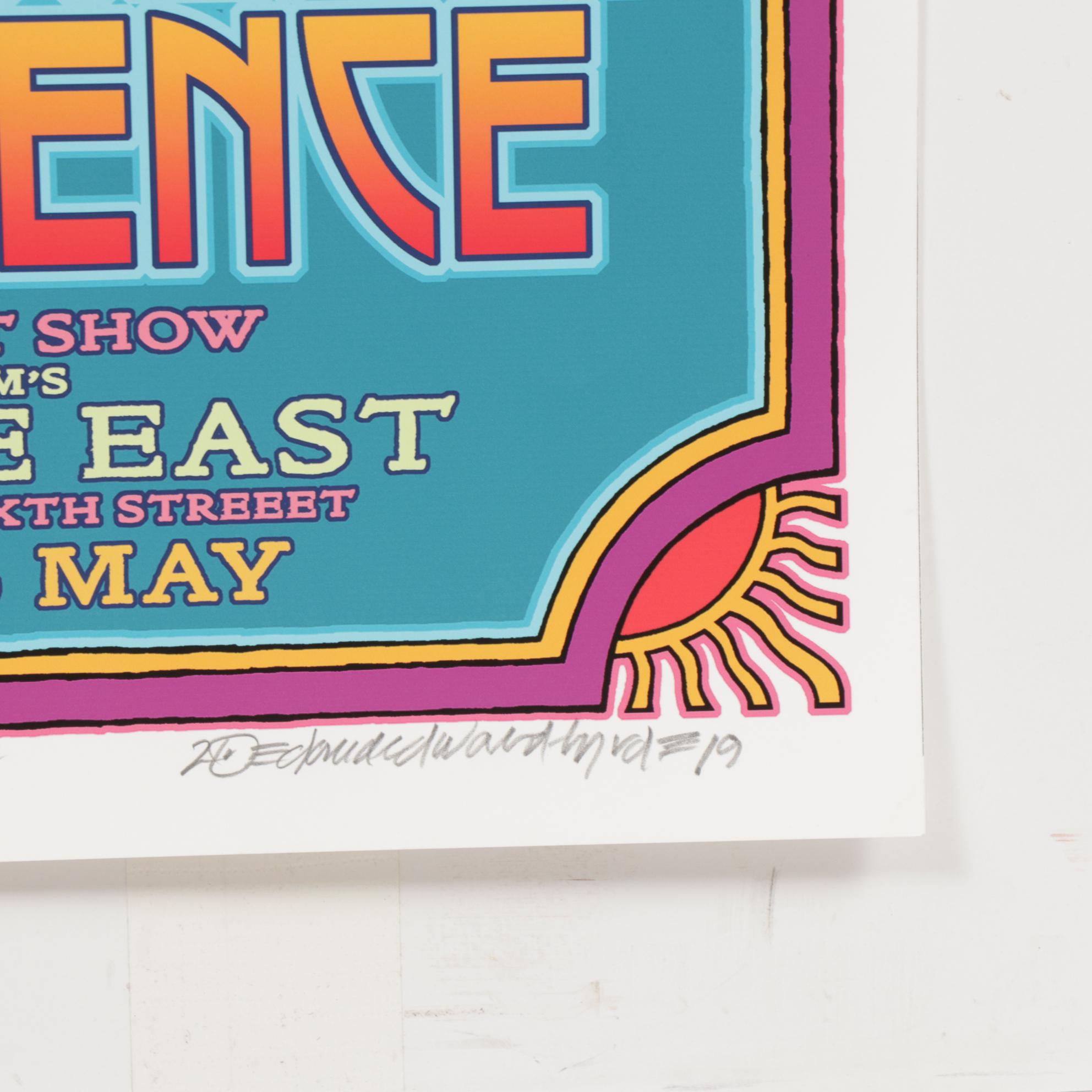 David Edward Byrd Giclée "Jimi Hendrix at the Fillmore East First Concept, 1968"