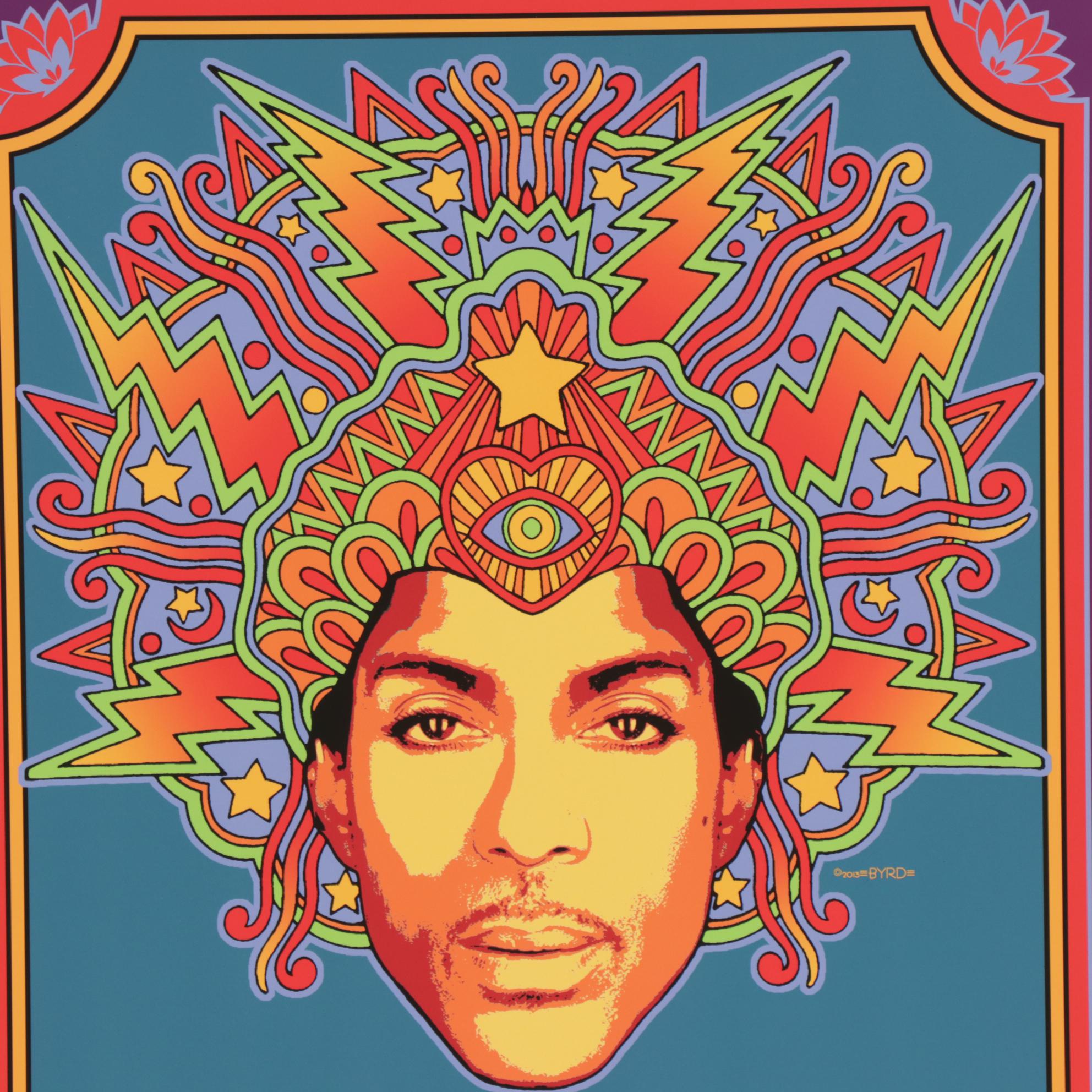 David Edward Byrd Giclée Poster "Prince with 3rd Eye Girl - 2013"