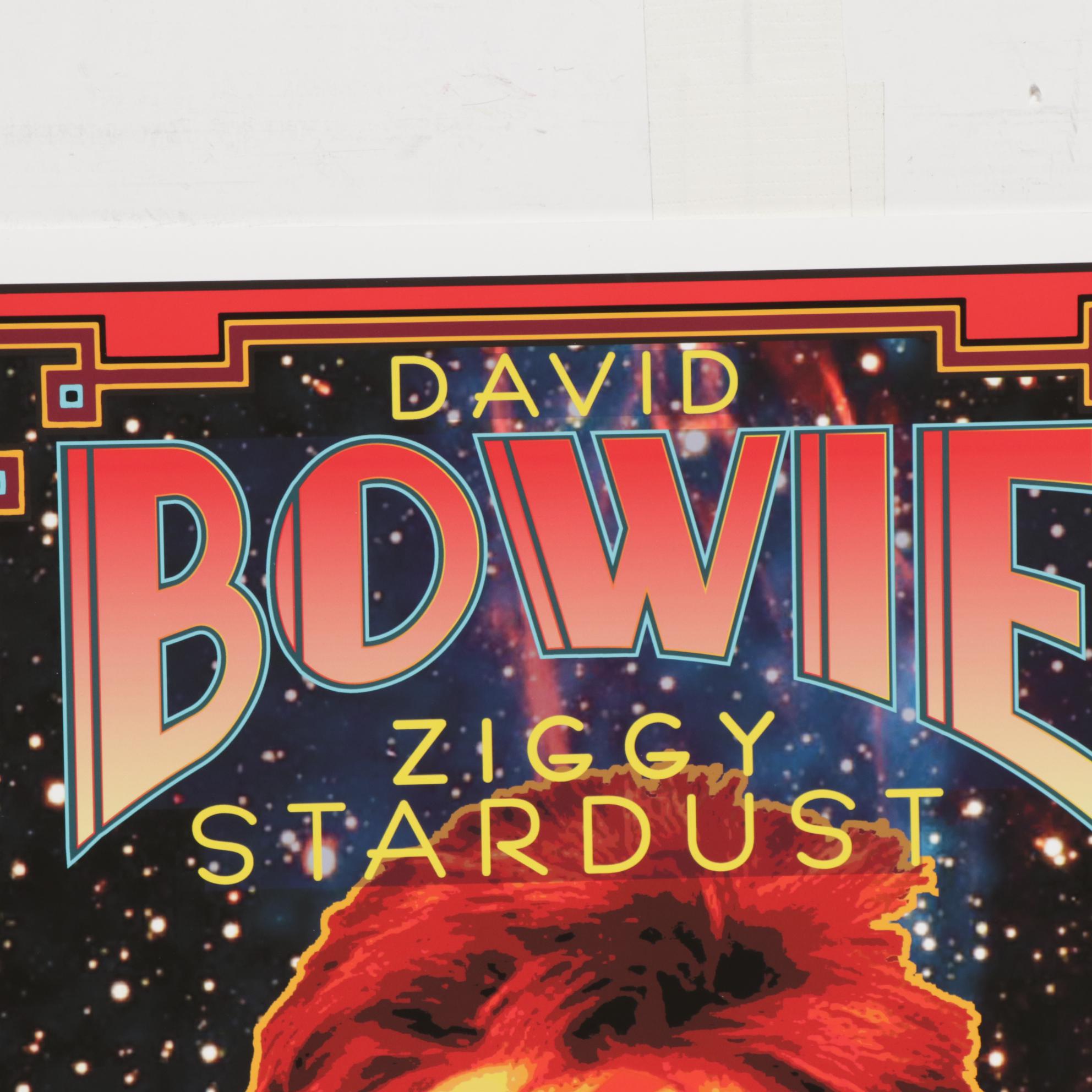 David Edward Byrd Giclée Poster "Bowie/Ziggy at Carnegie Hall 1972," 2019